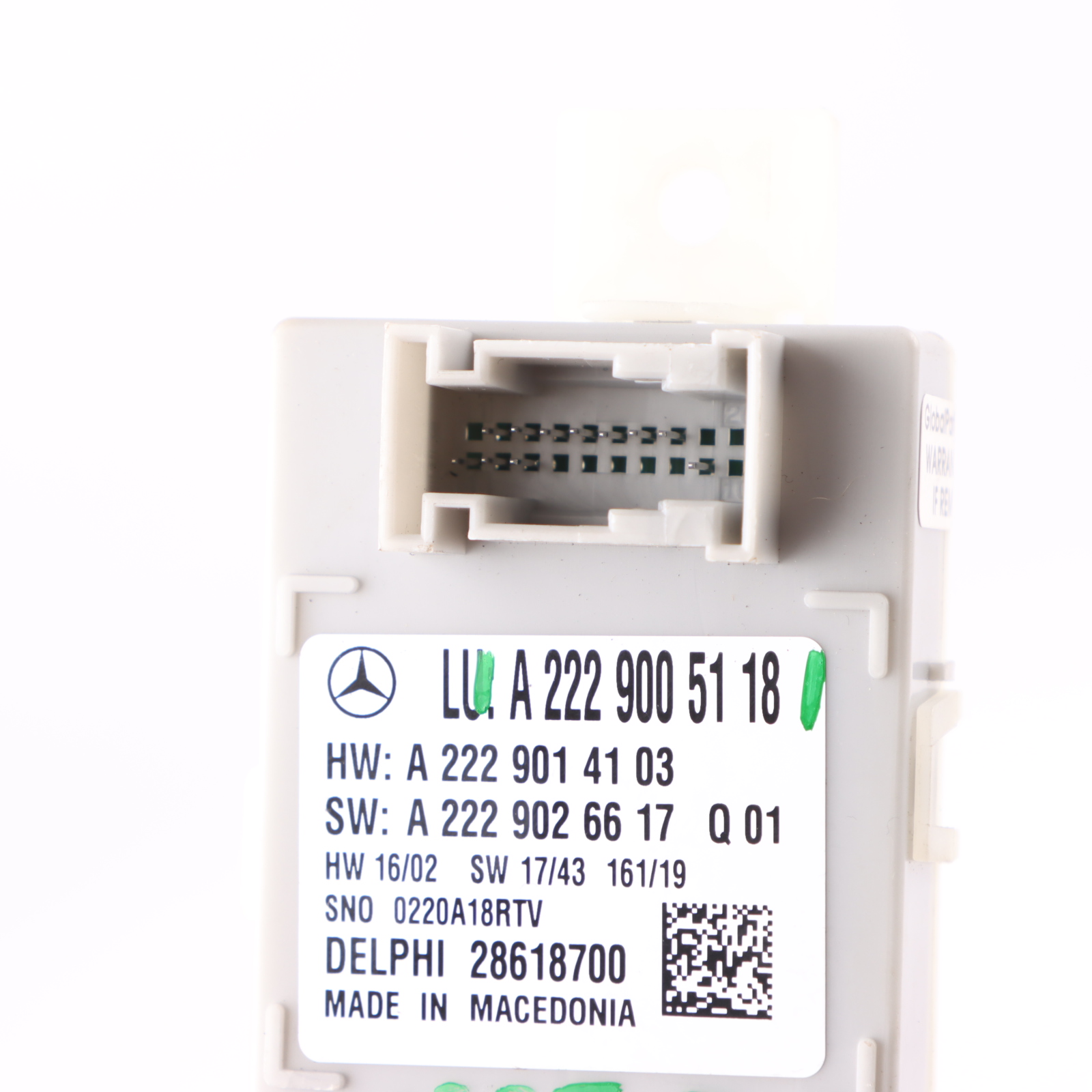 Mercedes W205 Ambient Color Light Modul ECU A2229005118