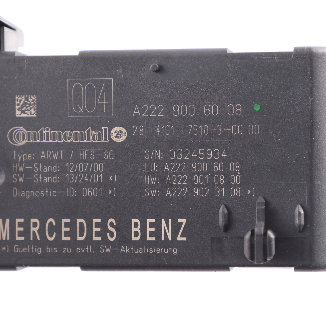 Mercedes W205 W217 W222 Heckklappe Kofferraum Deckel Steuermodul A2229006008