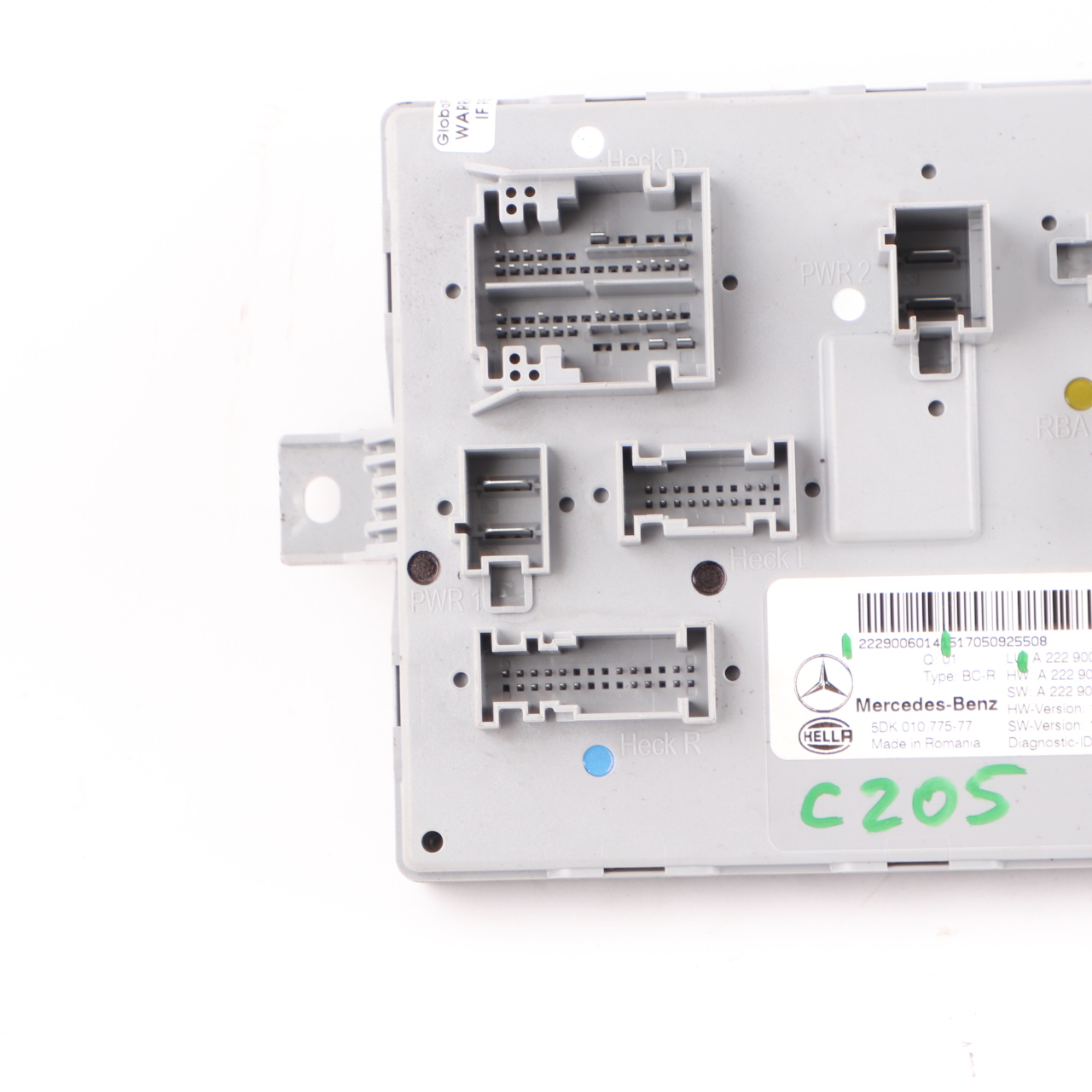 Mercedes S205 C205 SAM Modul hintere Komfort Steuergerät ECU A2229006014