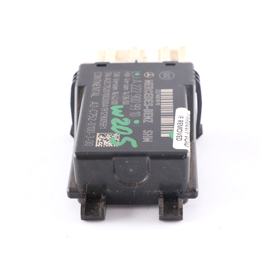 Mercedes W205 W213 C238 Sitz Heizung Heizungs Modul Steuergerät ECU A2229009910