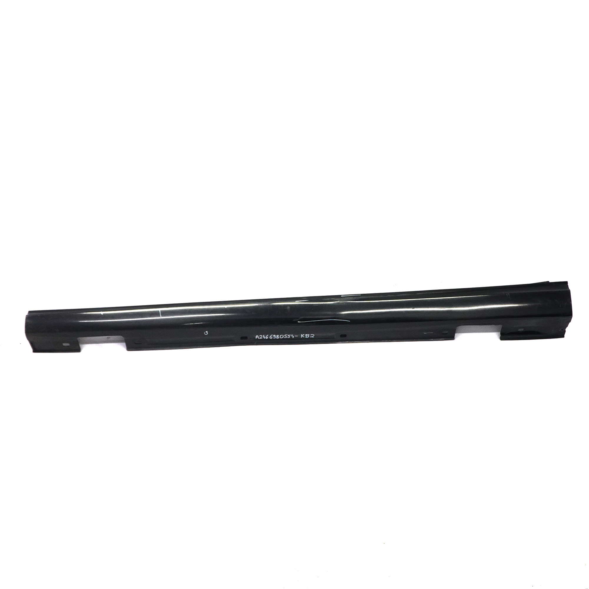 Mercedes W176 Side Skirt Left N/S Door Sill Cover W117 W246 Cosmic Black - 191