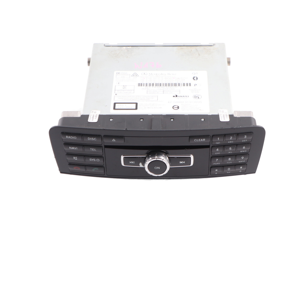 Radio-CD-Spieler Mercedes W176 W246 COMAND Nav Sat-Hauptgerät A2469000516