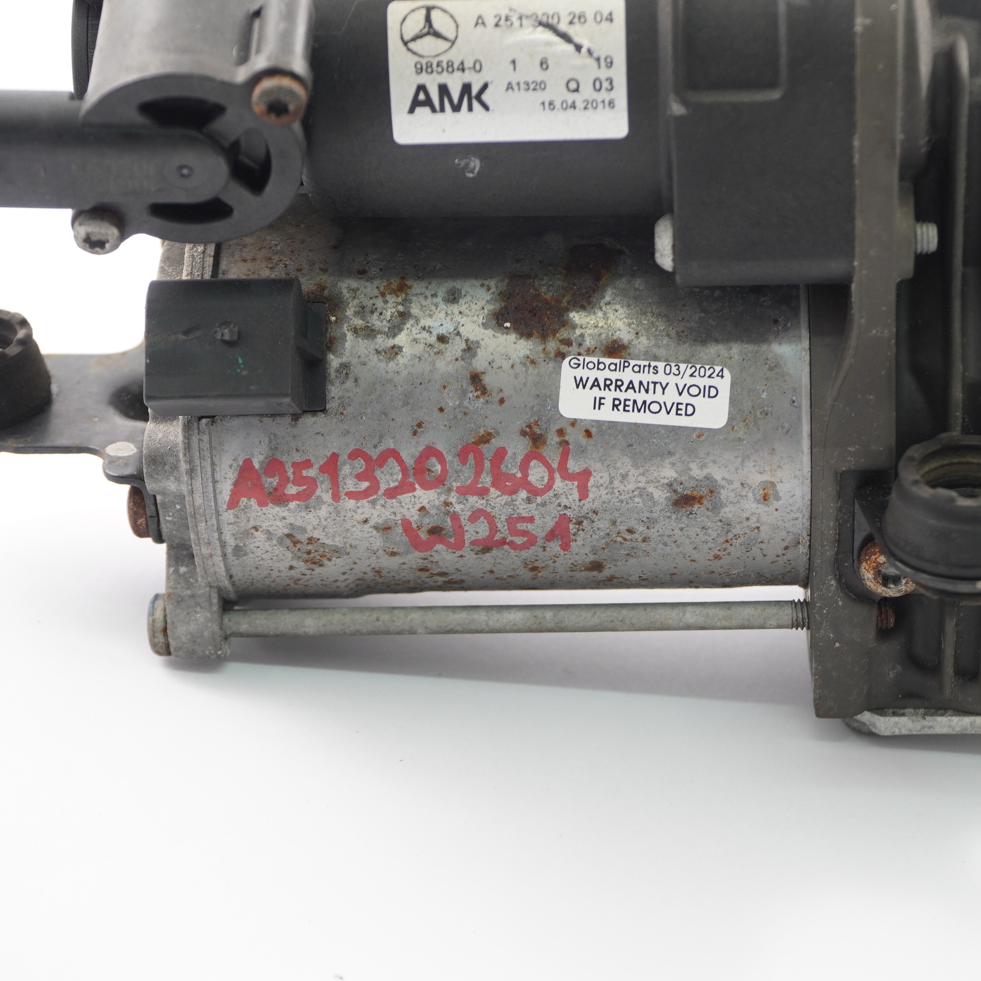 Mercedes W251 Luft federung Kompressor Pumpe Steuergerät A2513202604