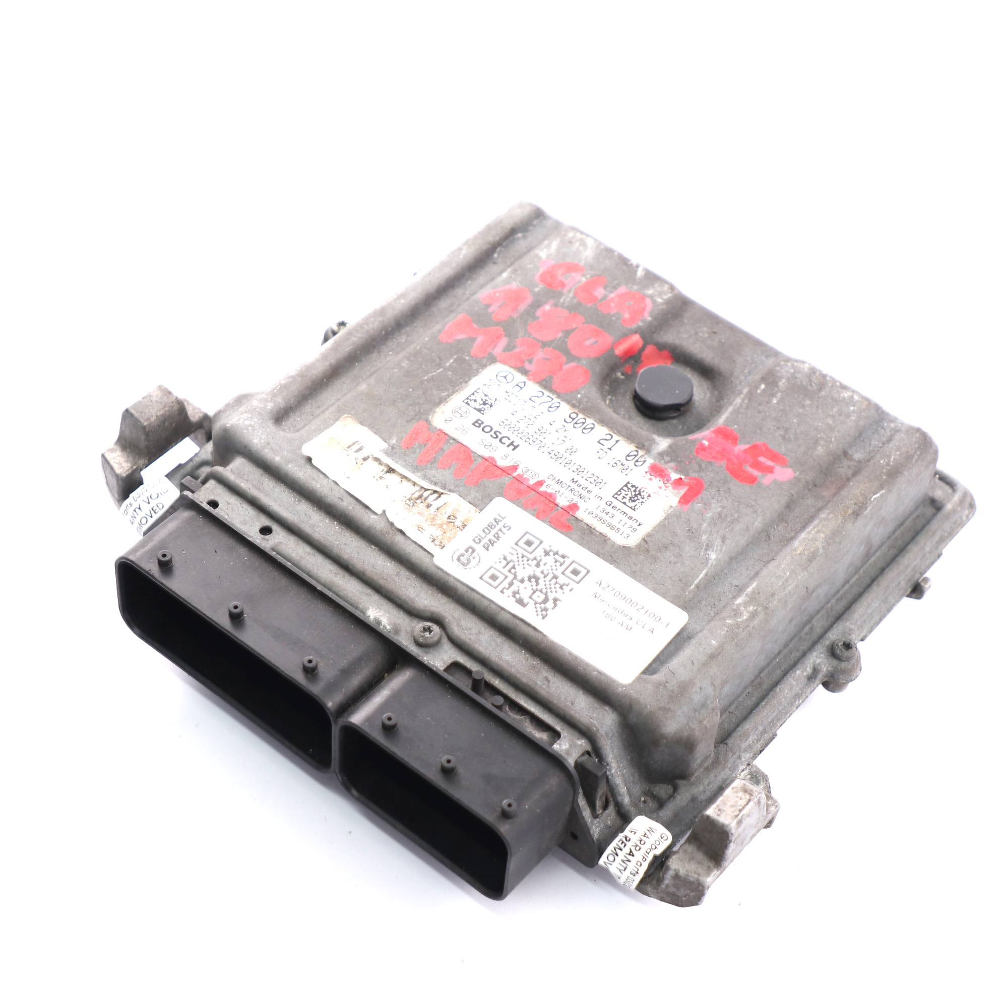 Mercedes W176 W246 A180 B180 BlauEFFICIENCY 270.910 122PS Motor ECU A2709002100