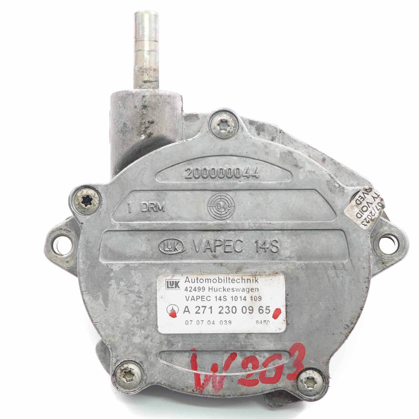 Mercedes W203 W209 M271 Petrol Vacuum Pump A2712300965