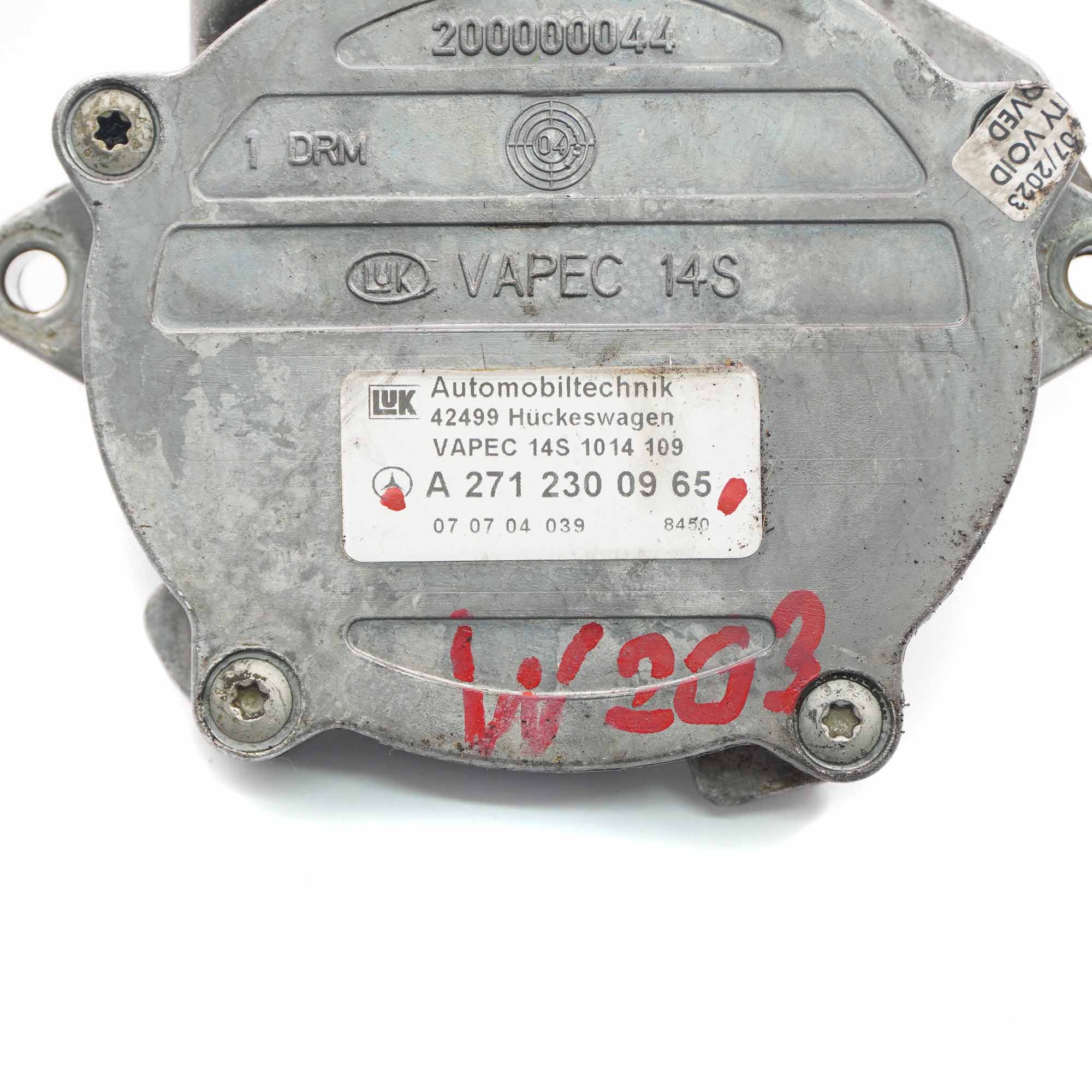 Mercedes W203 W209 M271 Petrol Vacuum Pump A2712300965