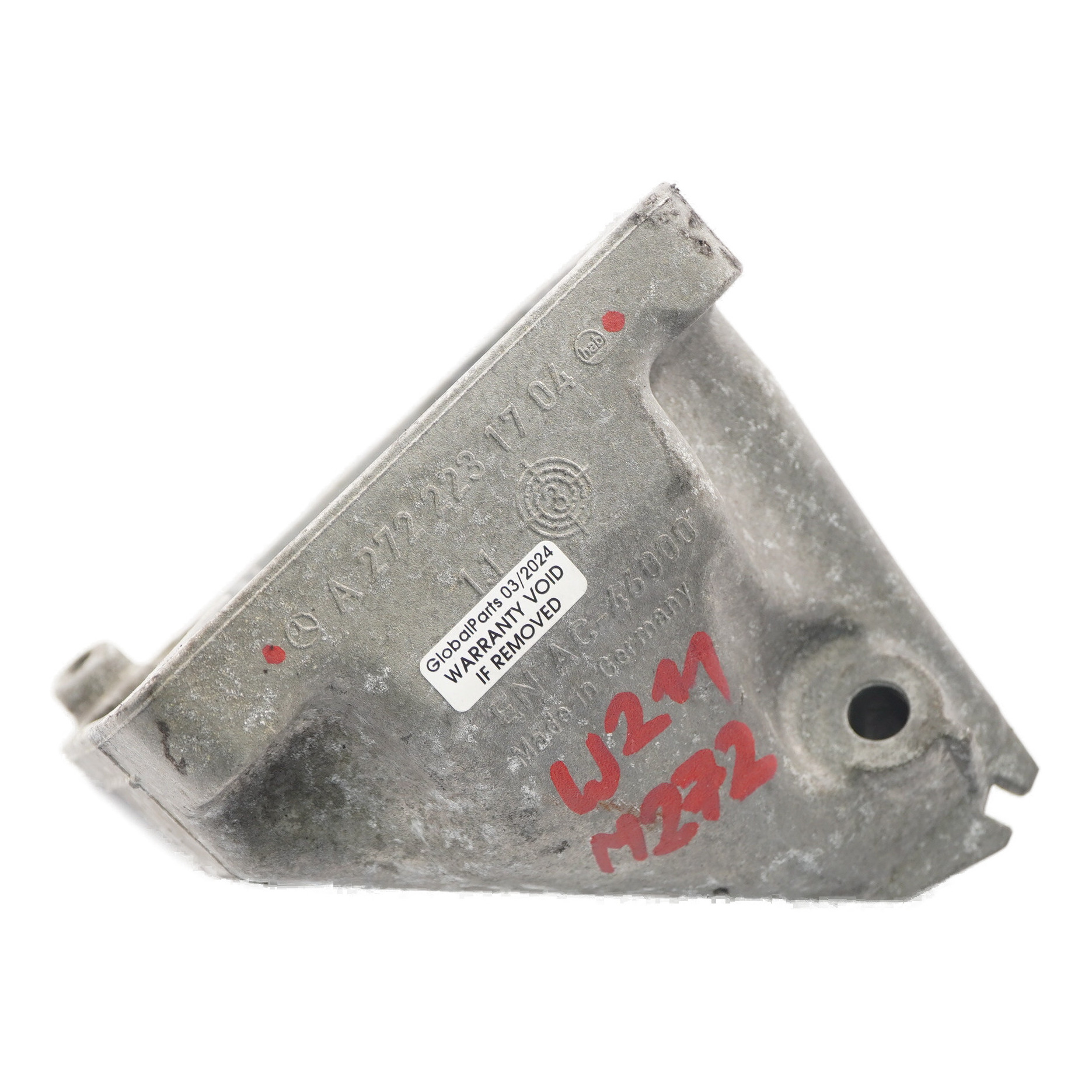 Träger Mercedes W211 R171 Benzinmotor M272 Motorhalterung A2722231704