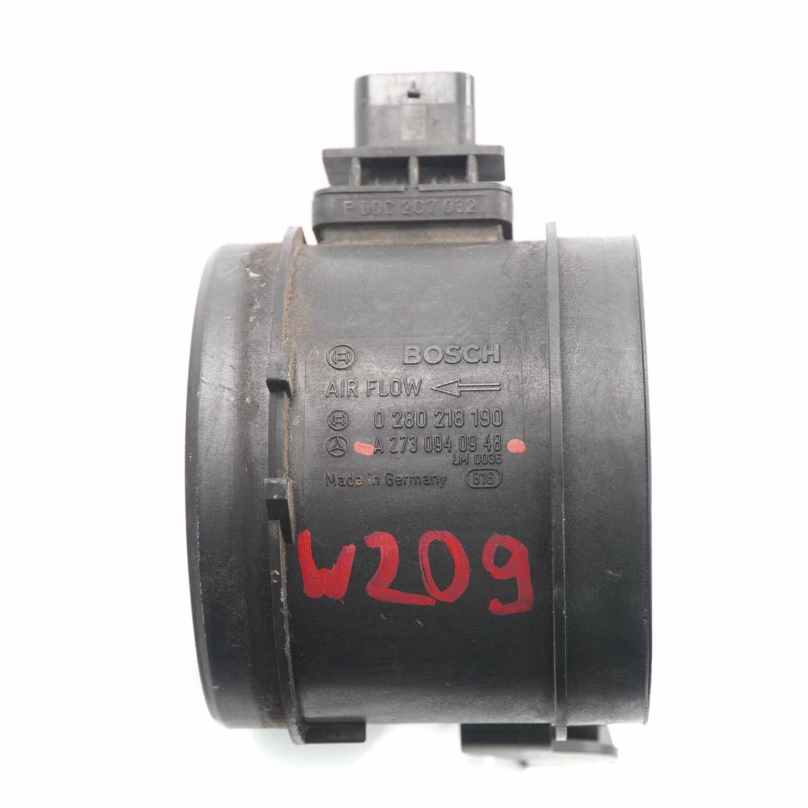 Mercedes W164 W203 W204 W212 M272 Luft massen messer Sensor einheit A2730940948