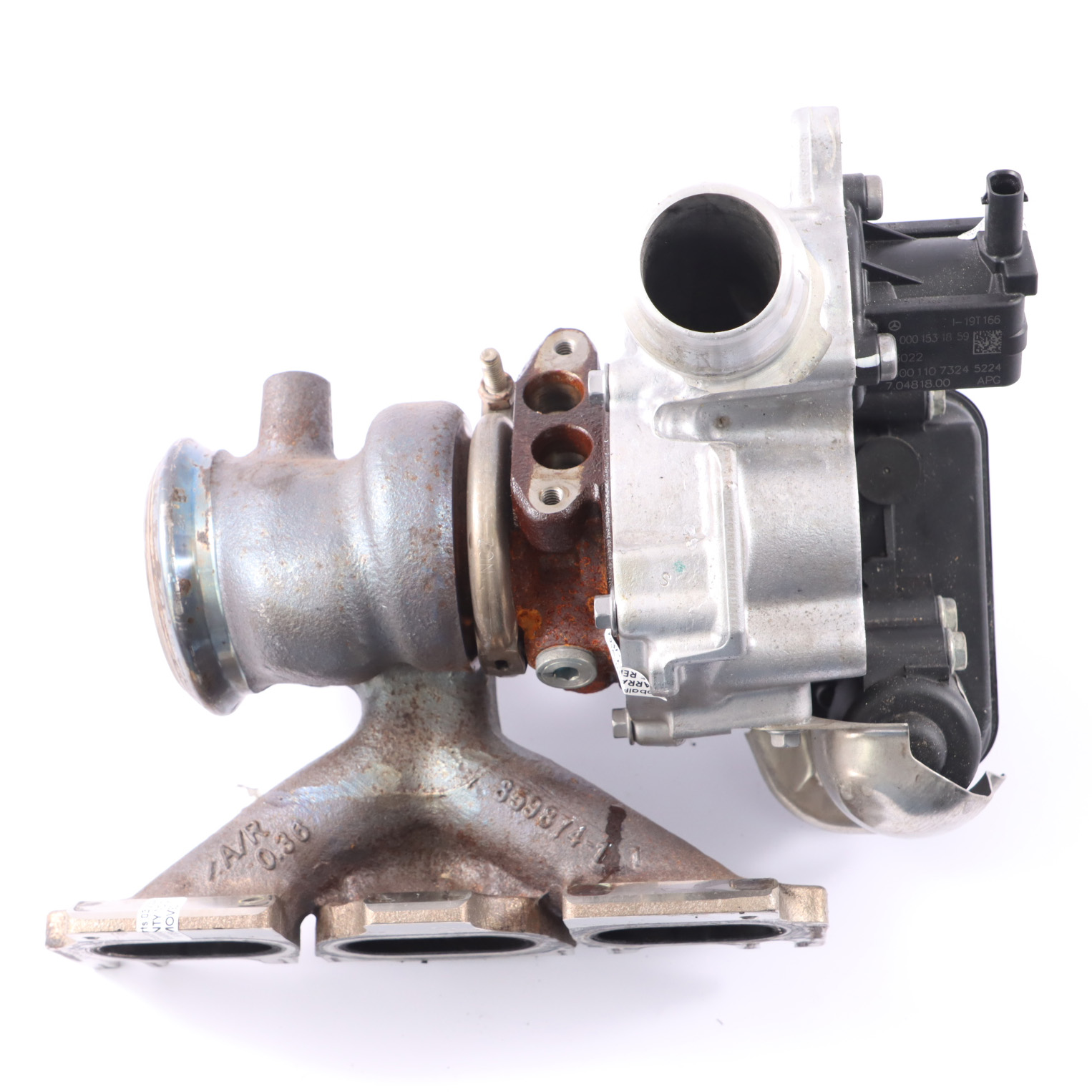 Turbolader Mercedes W177 C118 CLA200 Benziner M282.914 Turbo Auspuff Krümmer