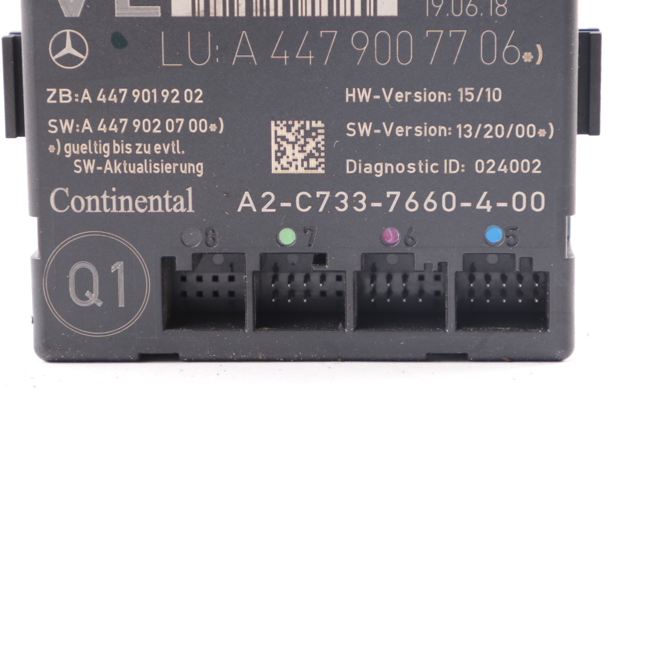 Mercedes W447 Tür Steuerungs Modul Vorne Links A4479007706