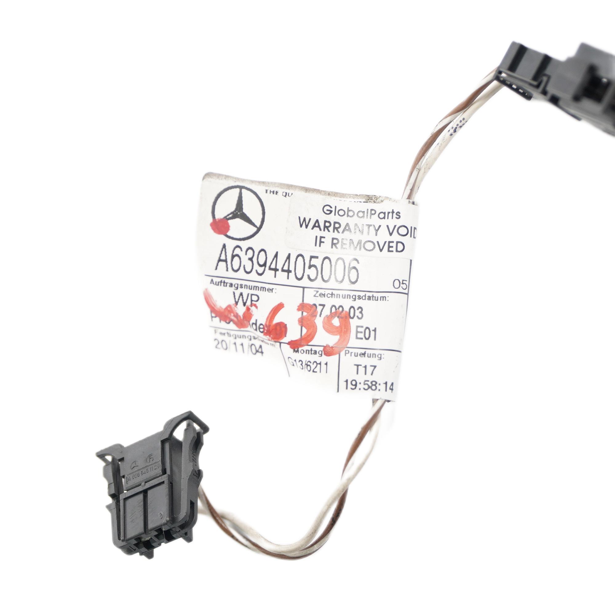 Mercedes Vito W639 Tür Kabelbaum Elektrisch Kabel A6394405009