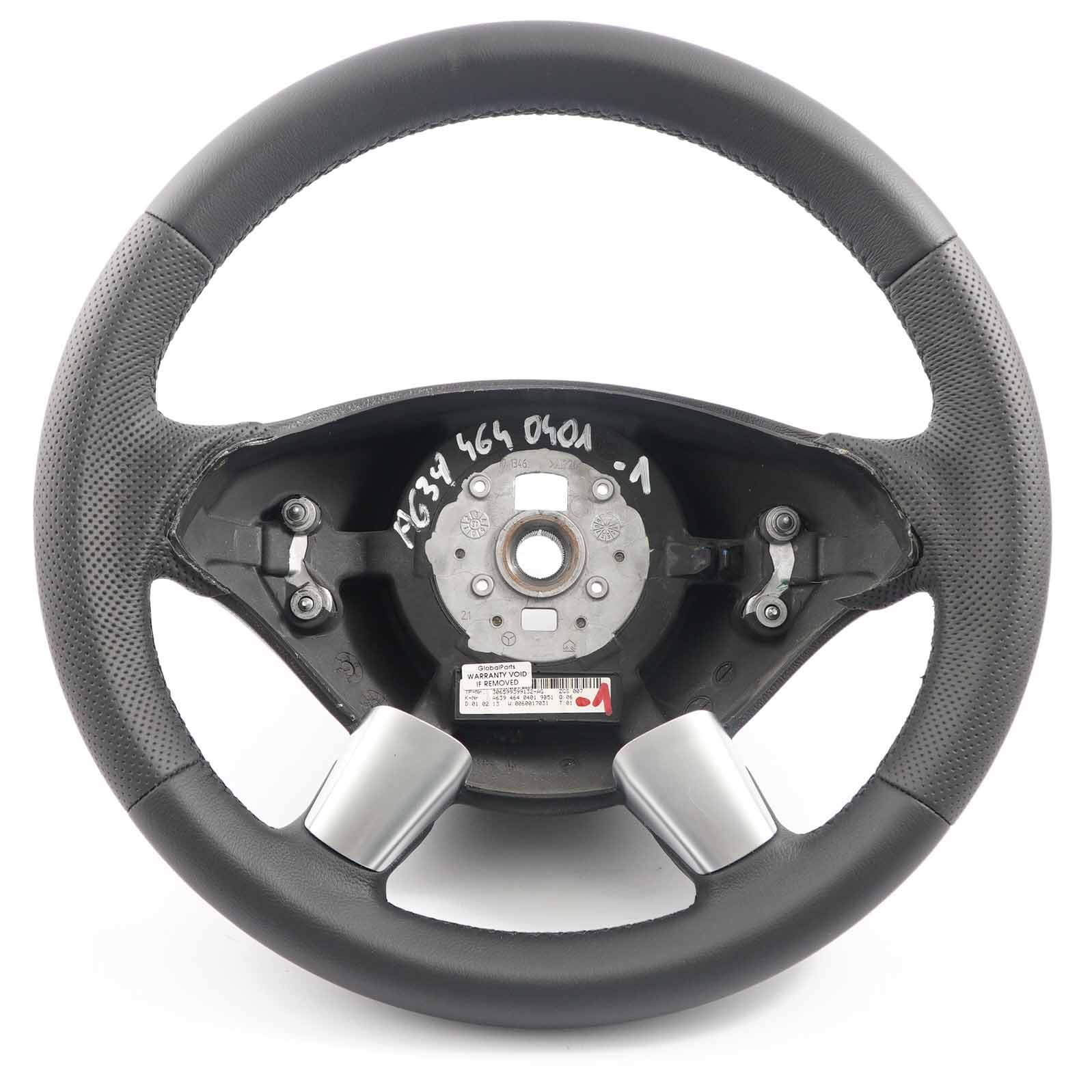 Mercedes-Benz Vito Viano W639 NEW Black Leather Steering Wheel with Black Thread