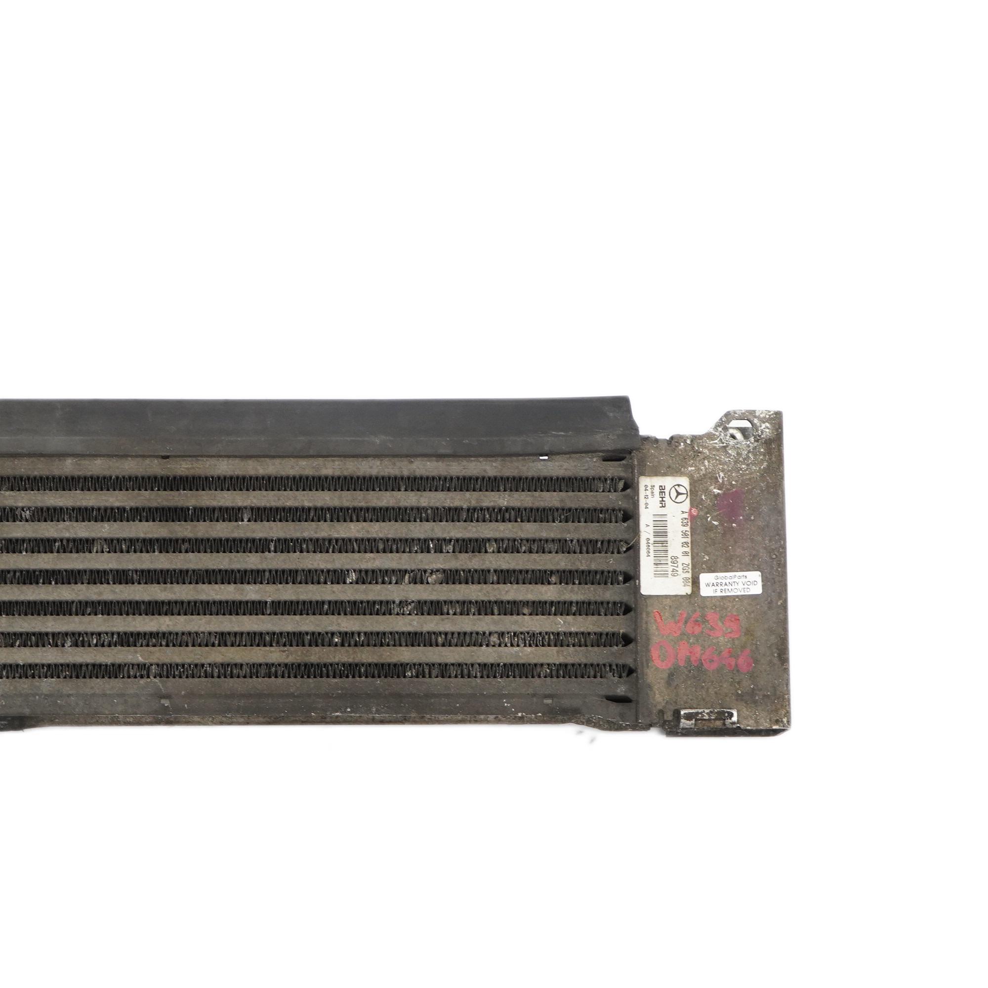 Mercedes Vito Viano W639 Intercooler Ladeluftkühler Luft Kühler A6395010801