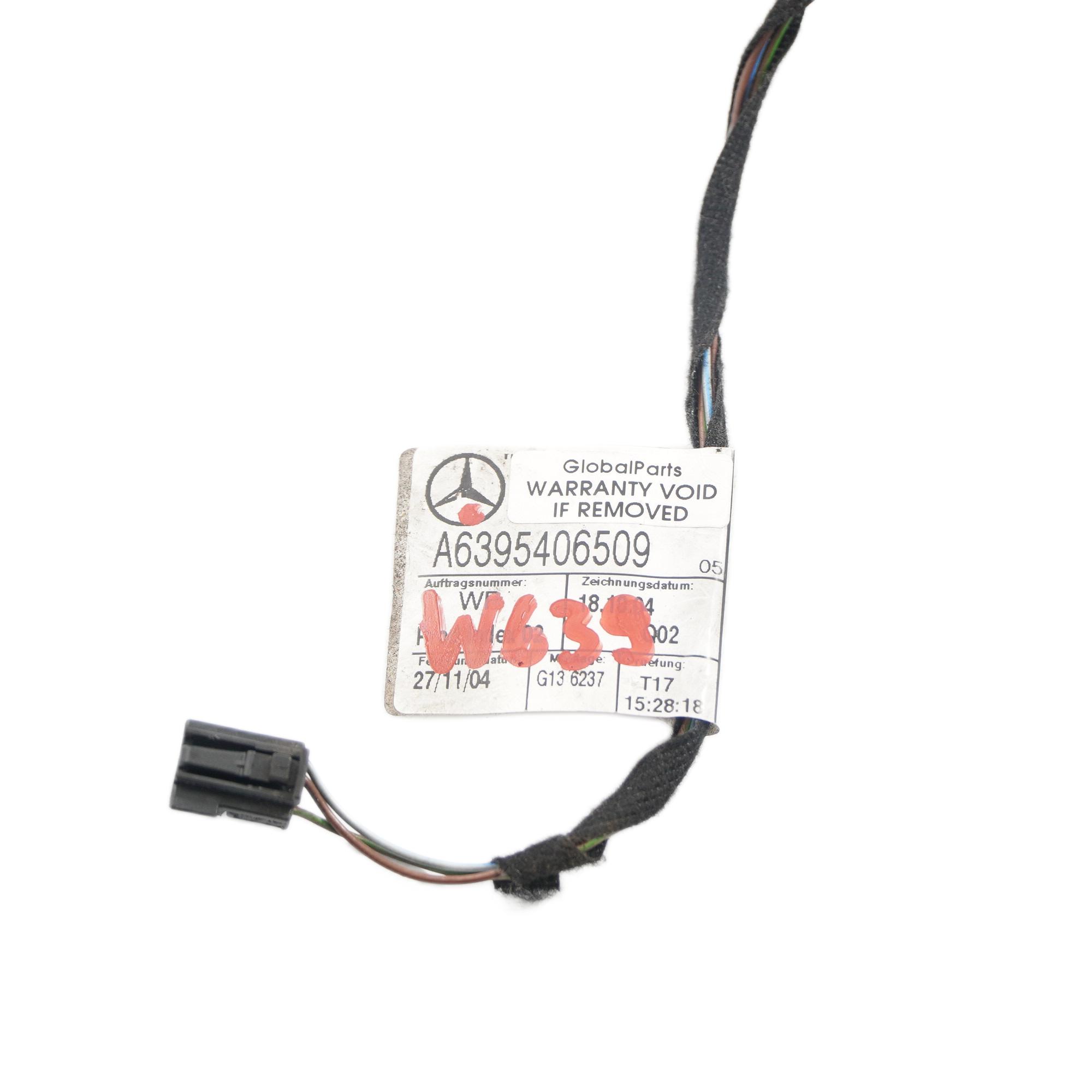 Mercedes Vito W639 Tür Kabelbaum Elektrisch Kabel A6395406509