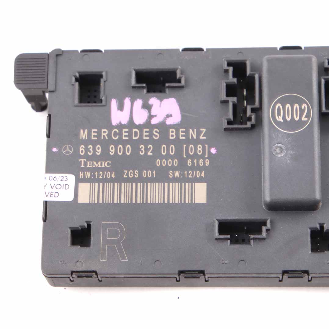 Mercedes Vito W639 Tür modul vorne rechts Steuergerät ECU A6399003200