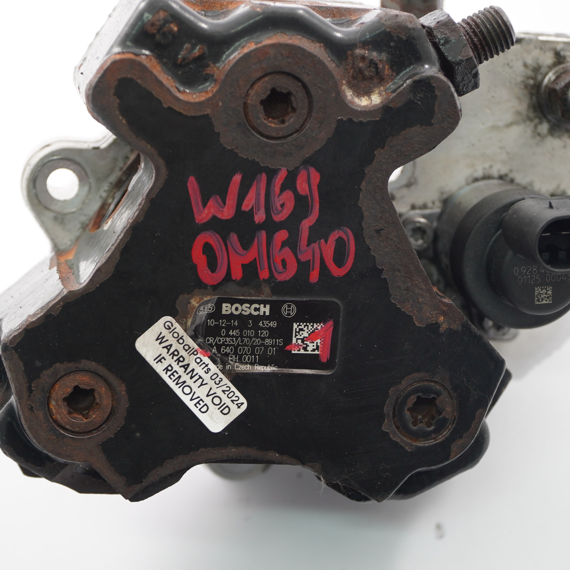 Mercedes W169 W245 OM640 Diesel Hochdruck Kraftstoffeinspritzpumpe A6400700701