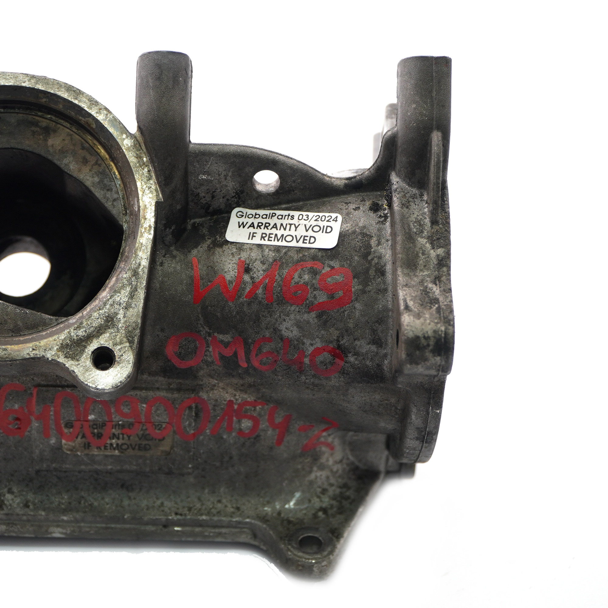 Mischkammer Mercedes W169 W245 OM640 Diesel AGR-Ventilgehäuse A6400900154