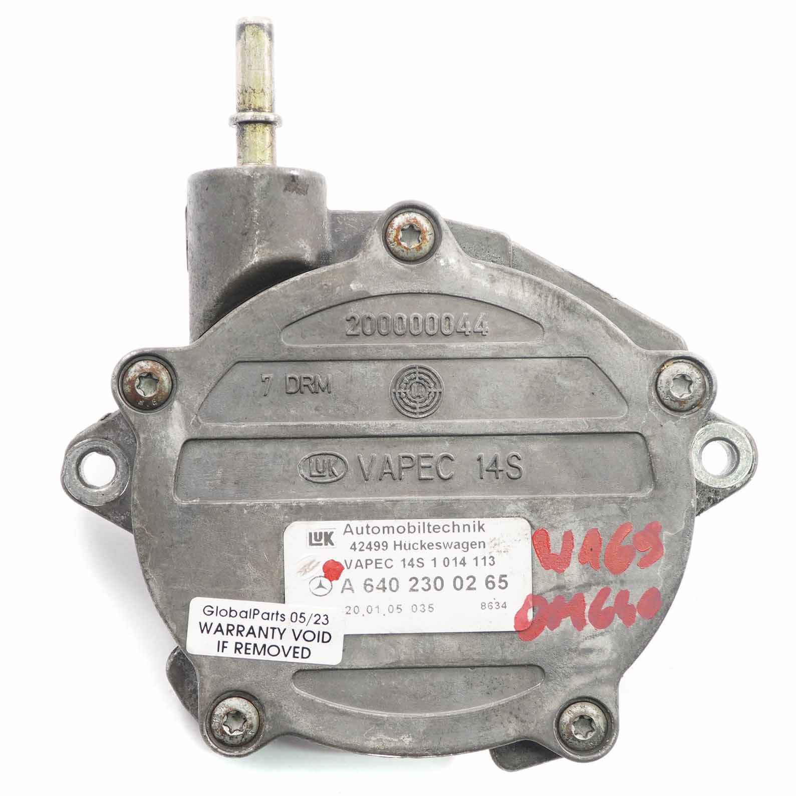 Mercedes W169 W245 OM640 Diesel Bremsen Unterdruckpumpe A6402300265