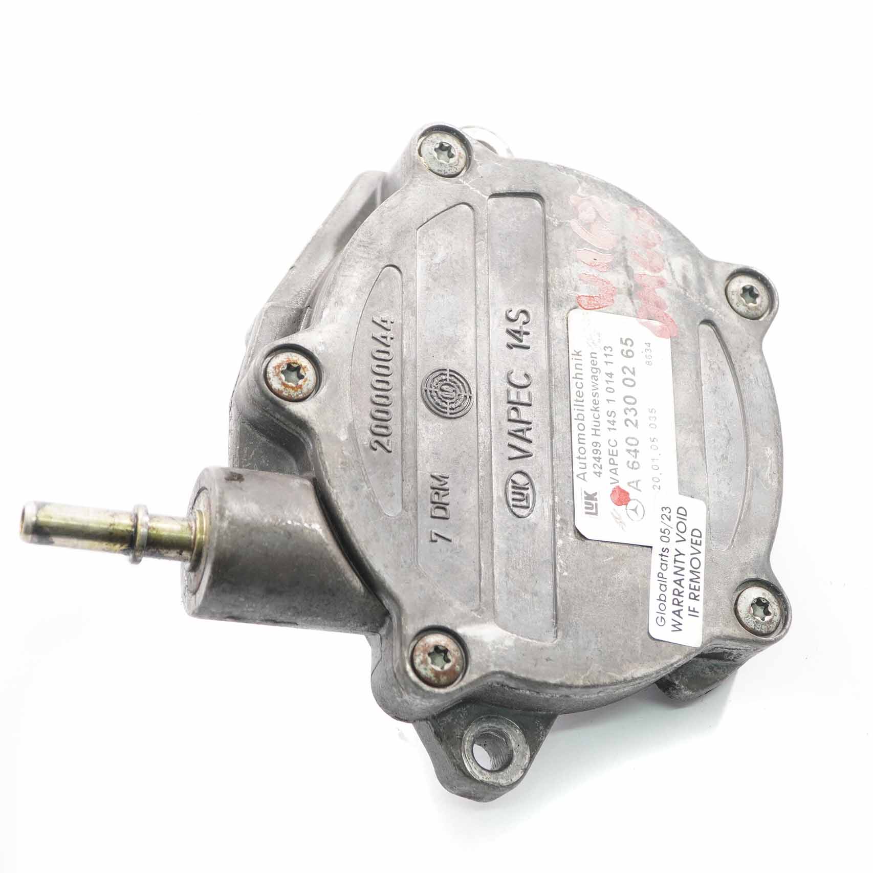 Mercedes W169 W245 OM640 Diesel Bremsen Unterdruckpumpe A6402300265