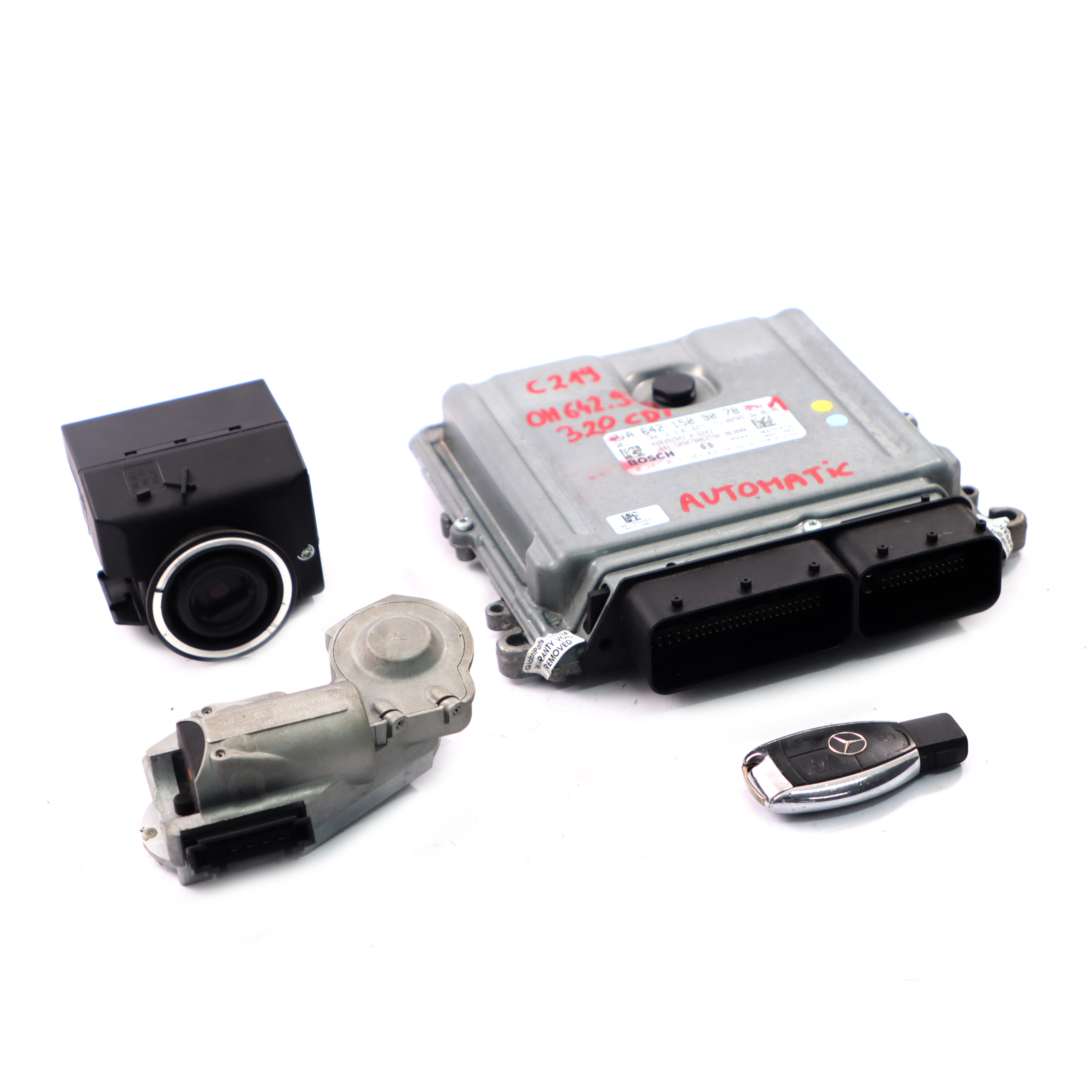 Mercedes C219 CLS320 CDI OM642.920 Motormodul ECU Kit A6421509078 Automatik