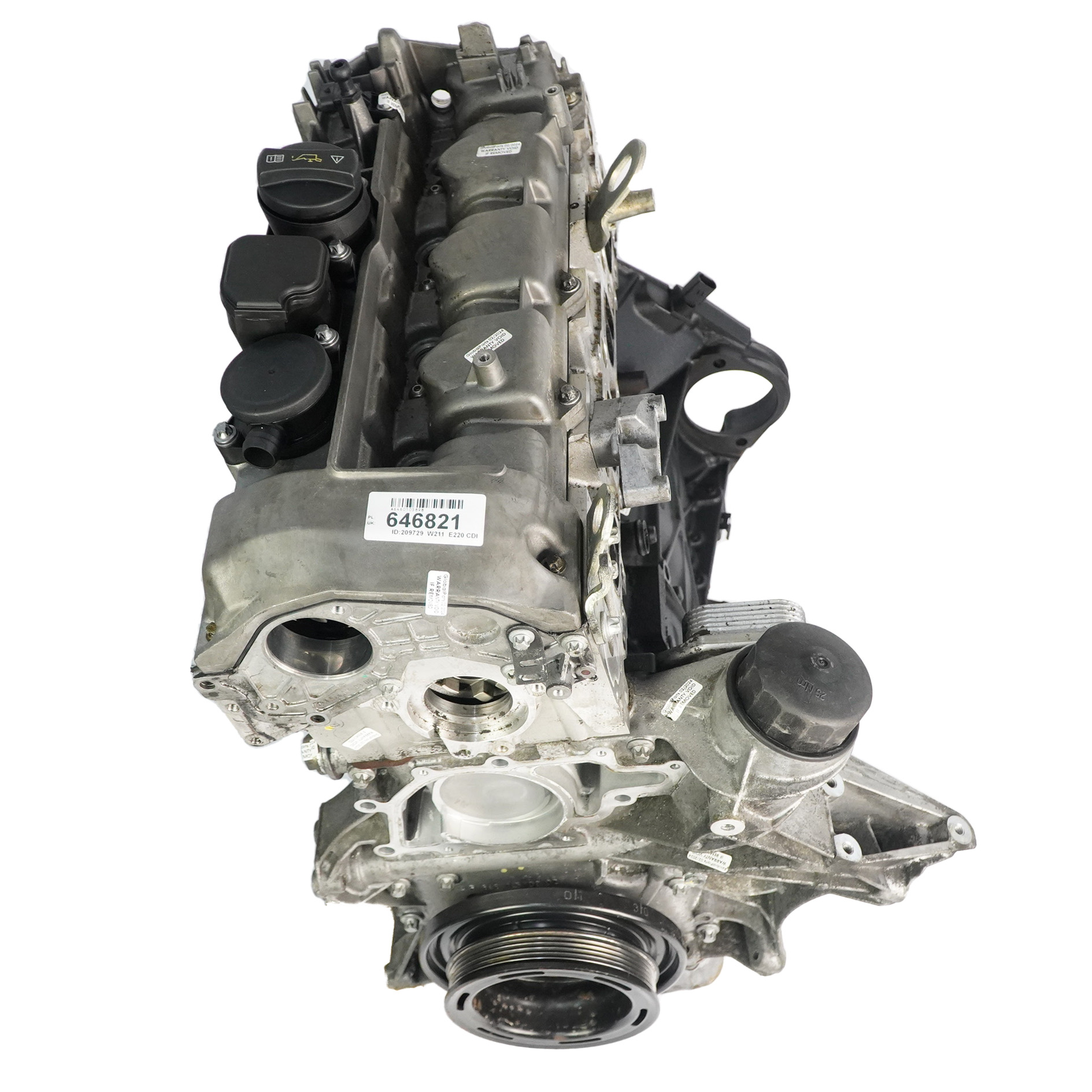 Mercedes W211 E 200 E 220 CDI Unkomplett Motor 646821 646.821 159TKM, GARANTIE