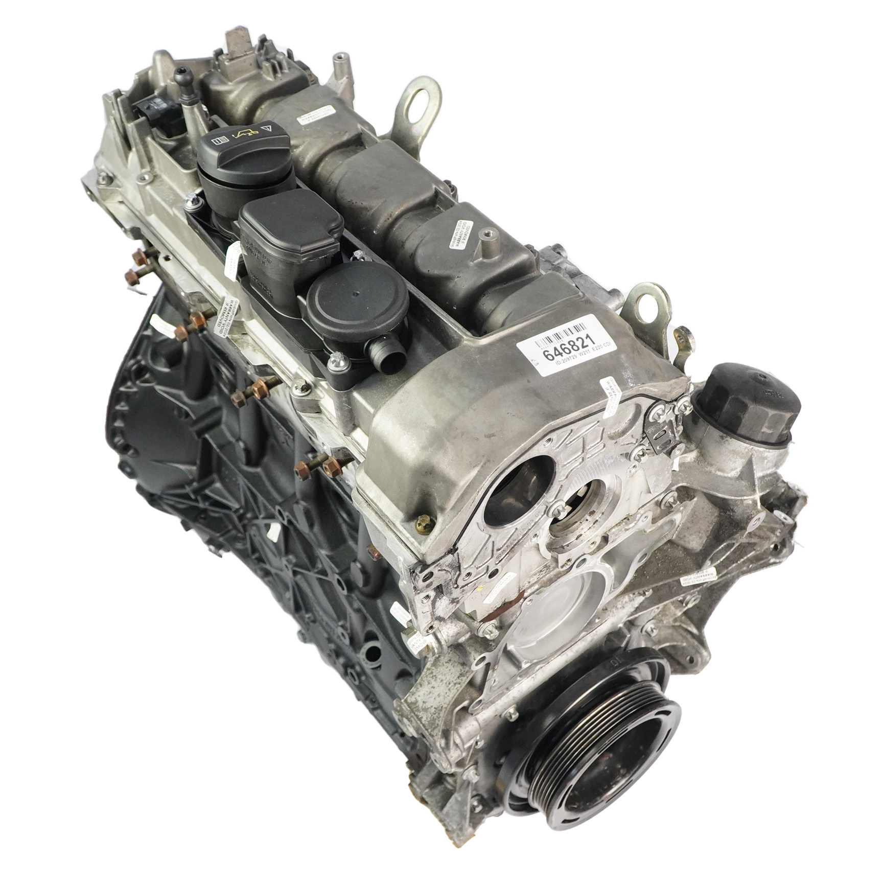 Mercedes W211 E 200 E 220 CDI Unkomplett Motor 646821 646.821 159TKM, GARANTIE