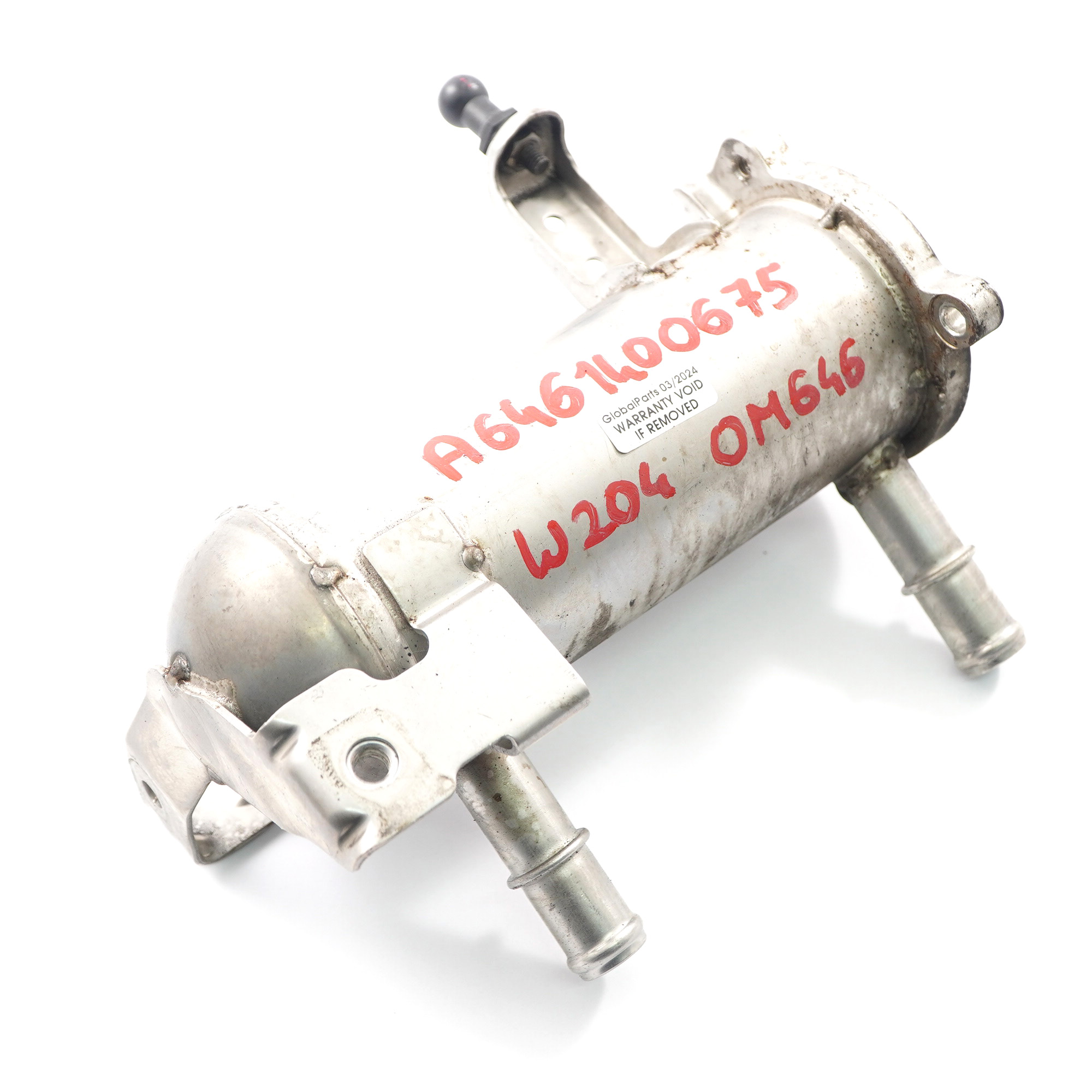 Kühler Mercedes W204 W211 S204 Diesel OM646 Abgas AGR Kühler A6461400675