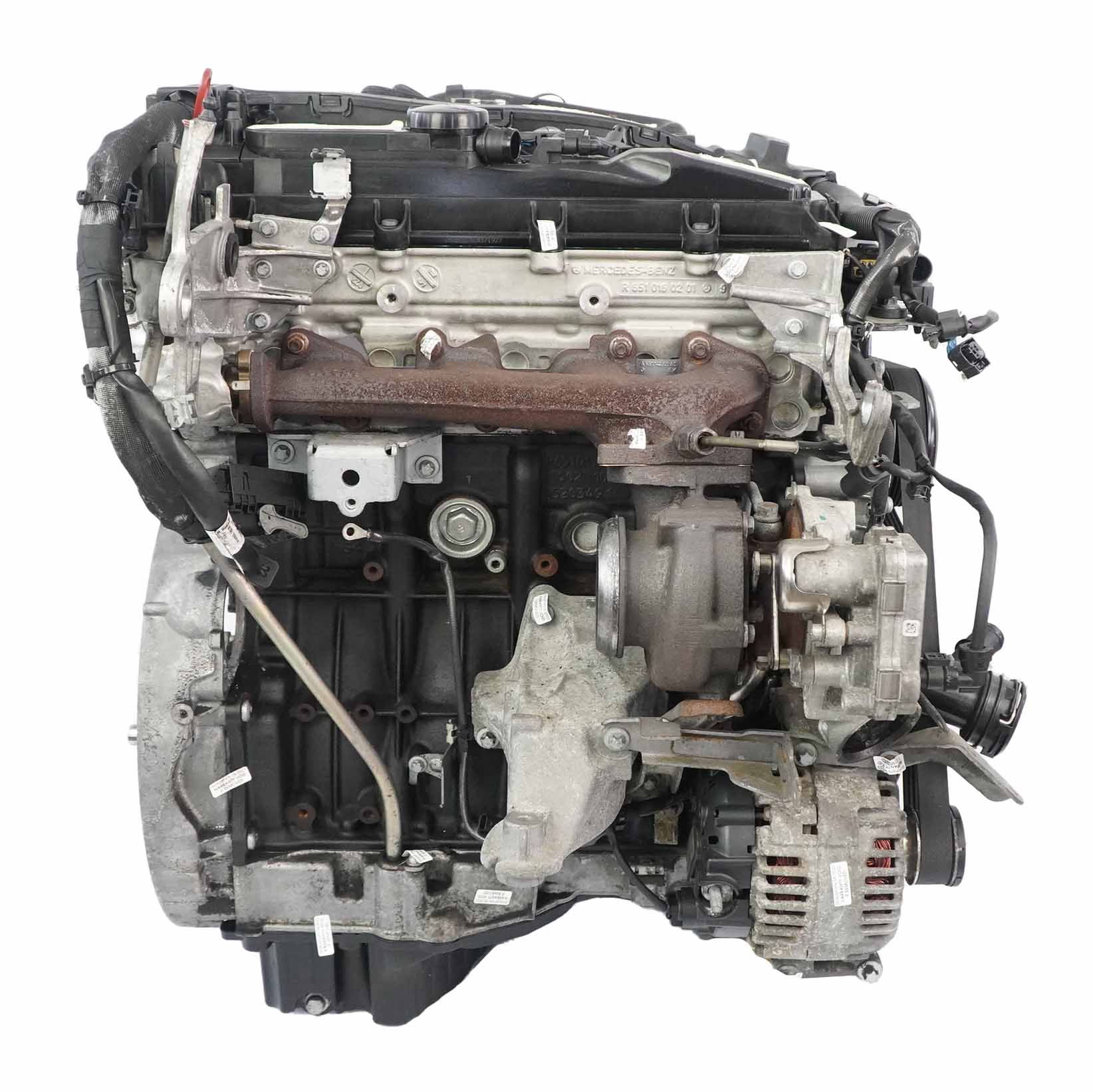 Mercedes W204  Kompletter Motor 651913 C 200 CDI 651.913 127 000km, GARANTIE