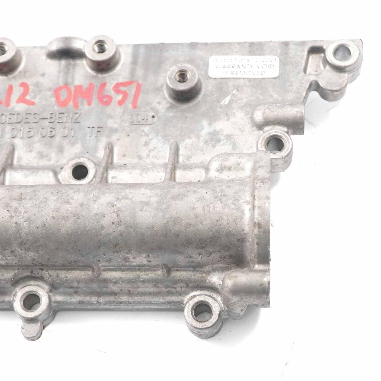 Mercedes W212 Diesel OM651 Motorabdeckung Kopf Endplatte A6510150601