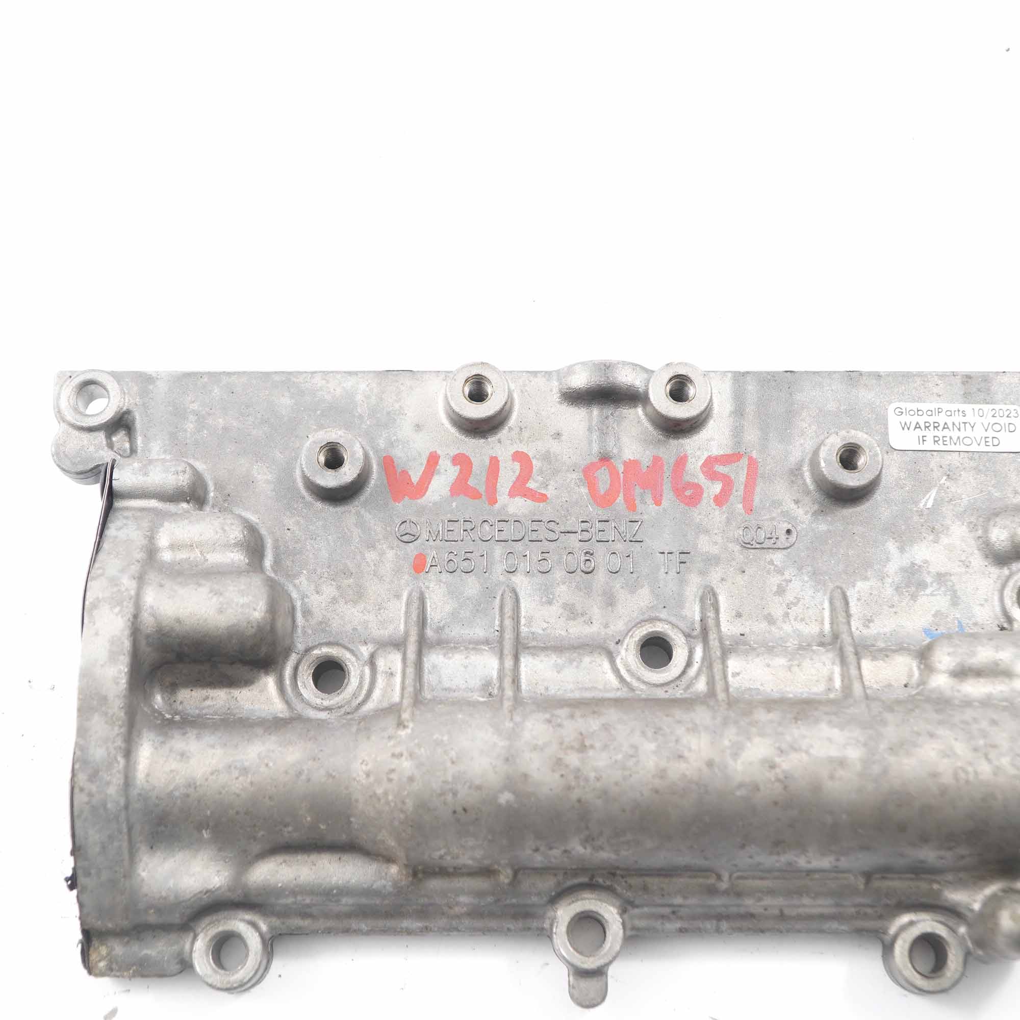 Mercedes W212 Diesel OM651 Motorabdeckung Kopf Endplatte A6510150601