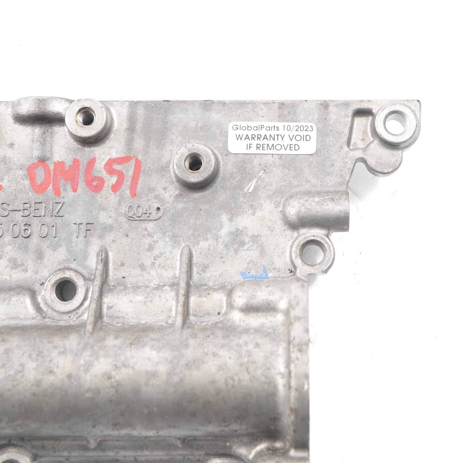 Mercedes W212 Diesel OM651 Motorabdeckung Kopf Endplatte A6510150601