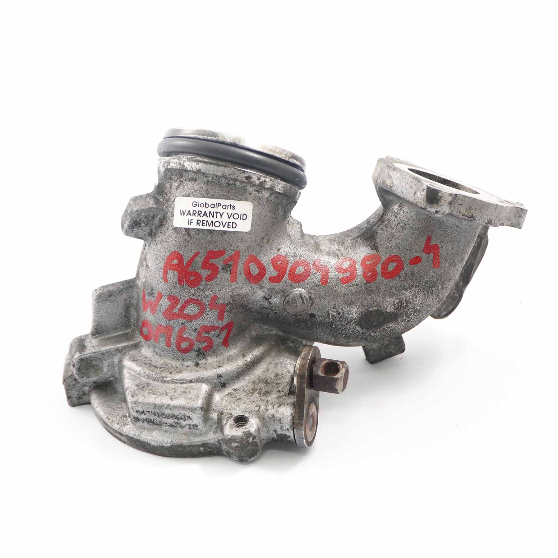 Turbolader Mercedes W204 W212 W221 OM651 Schlauchgehäuse Teil A6510904980