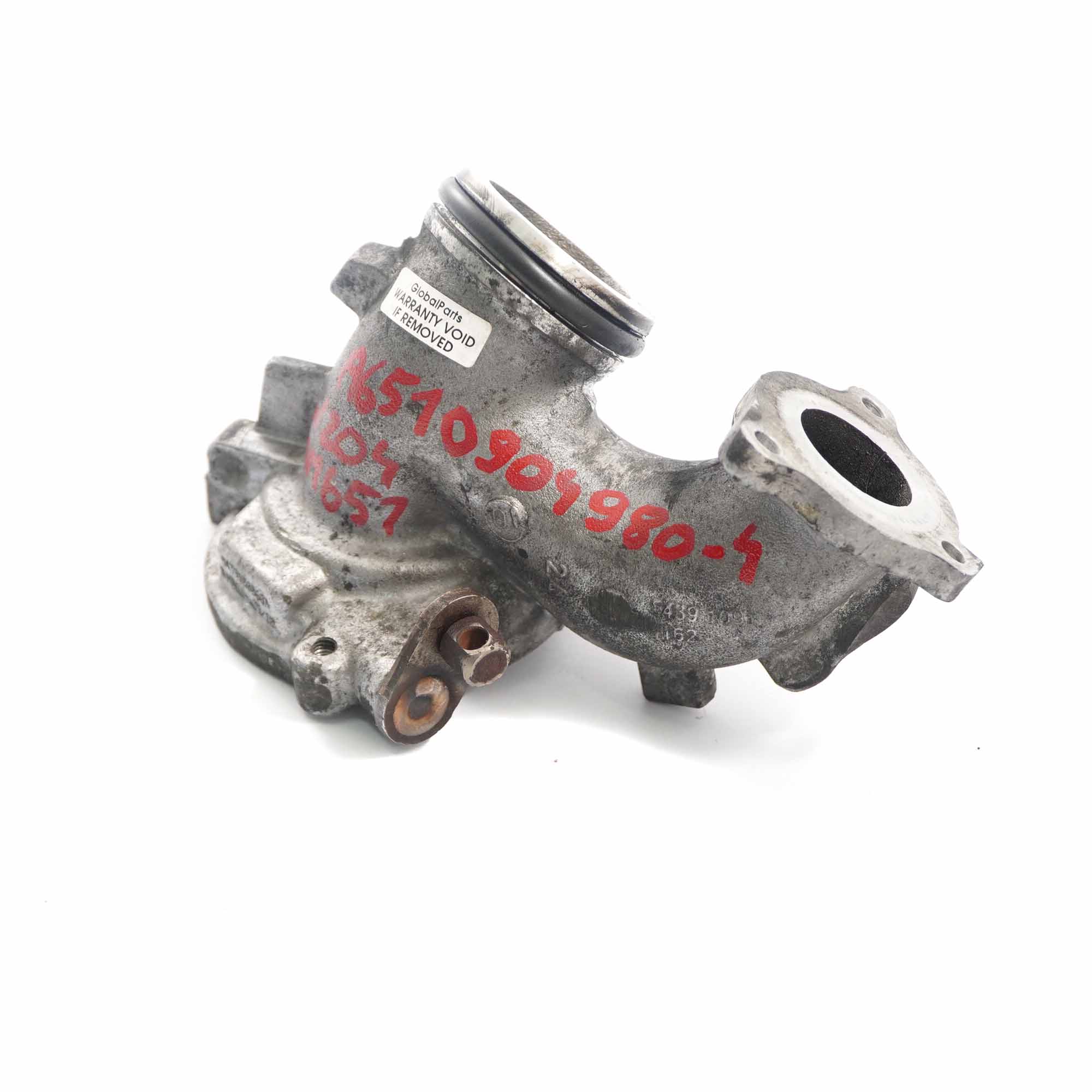 Turbolader Mercedes W204 W212 W221 OM651 Schlauchgehäuse Teil A6510904980