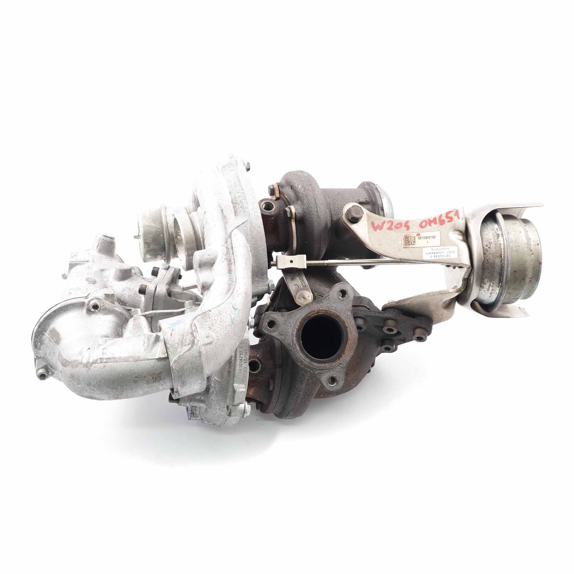 Turbolader Mercedes W204 W207 W212 OM651 Komplett Turbo Bi-Turbo A6510906180