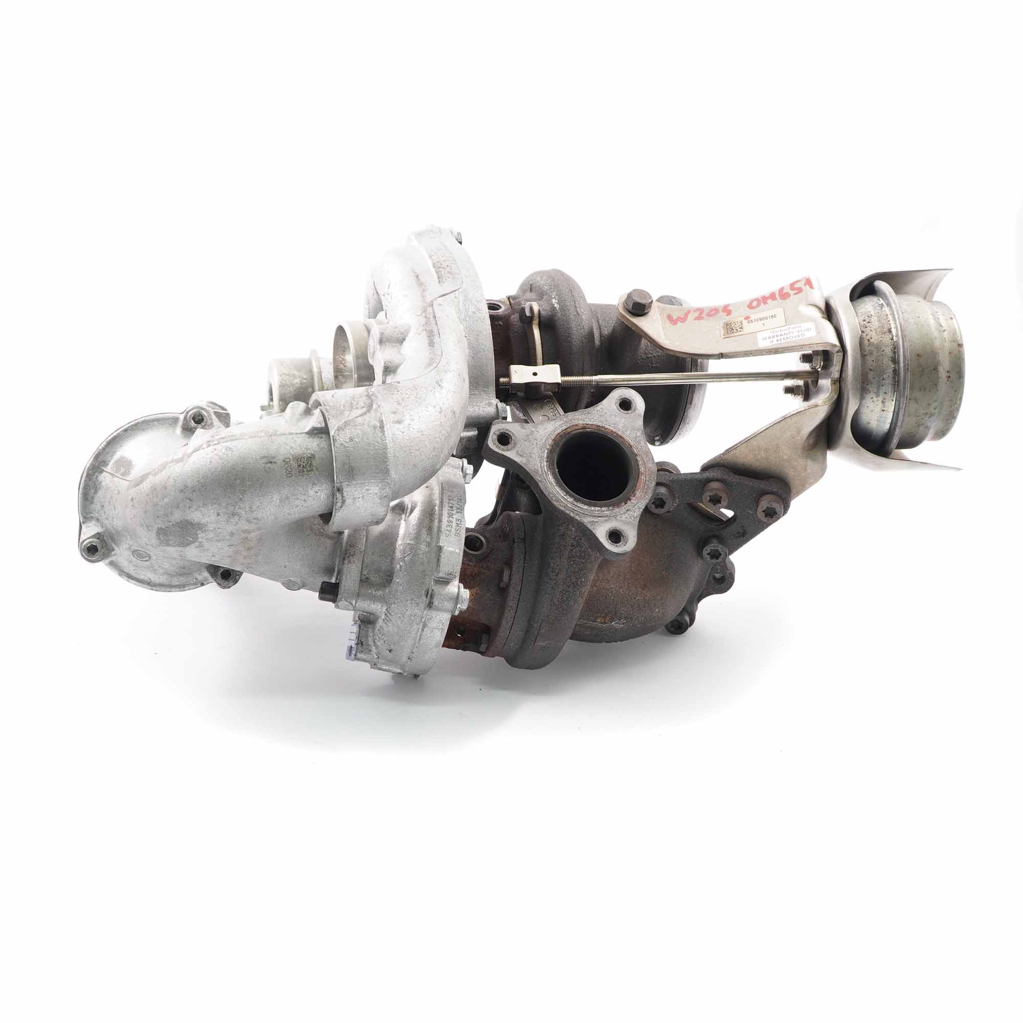 Turbolader Mercedes W204 W207 W212 OM651 Komplett Turbo Bi-Turbo A6510906180