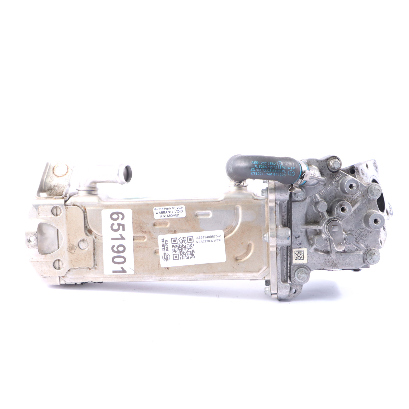 AGR Abgaskühler Mercedes W639 W906 Diesel OM651 Bypassventil A6511400275