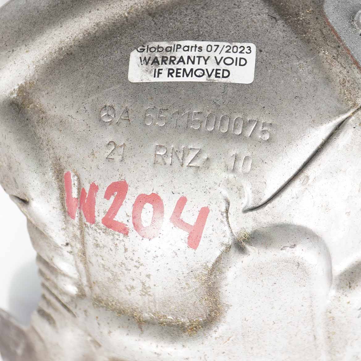 Mercedes W204 W212 Starter Halterung Wärmeschutzblech Abdeckung A6511500075