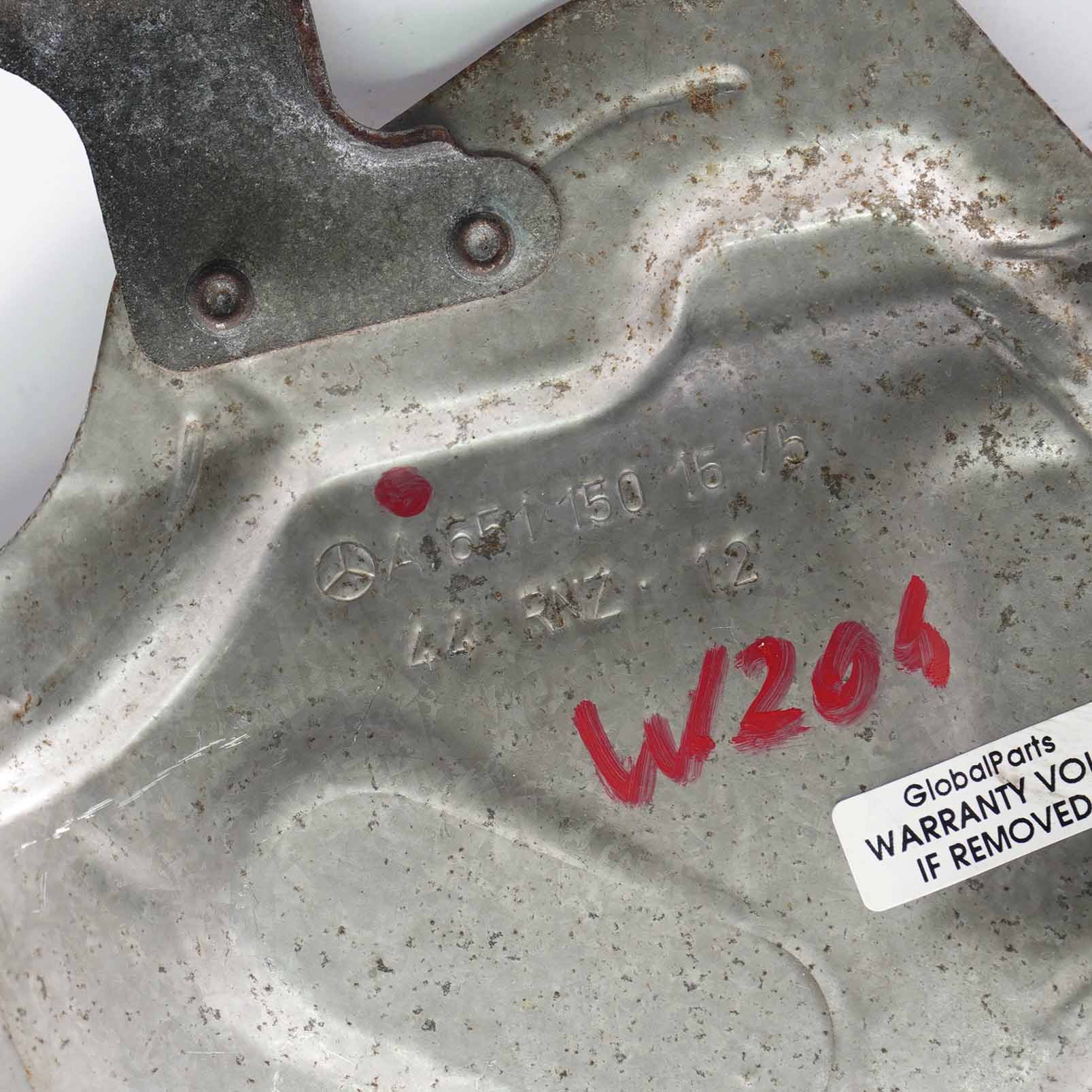 Mercedes W204 W212 Starter Halterung Wärmeschutzblech Abdeckung A6511501675