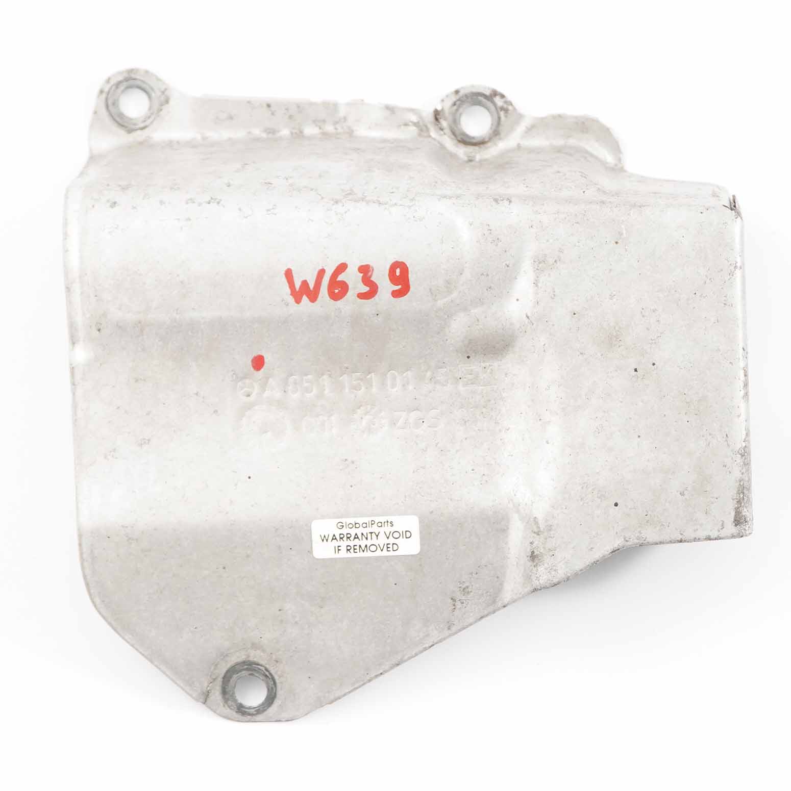 Mercedes Vito W639 Starter Halterung Wärmeschutzblech Abdeckung A6511510145