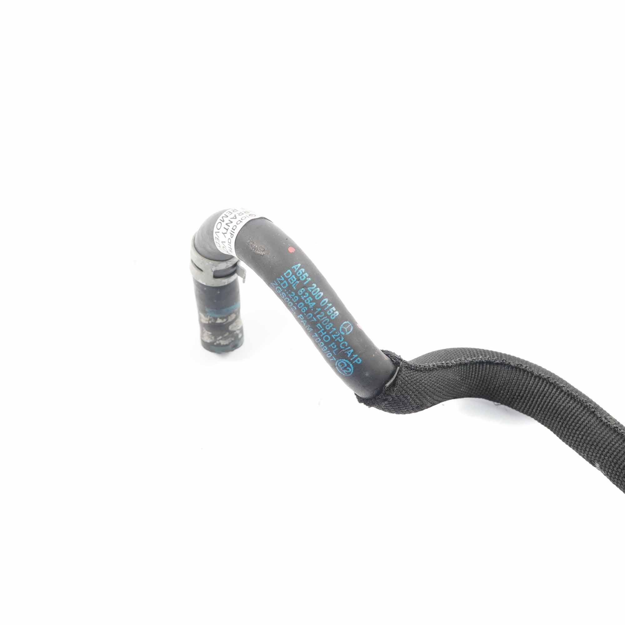 Water Pipe Mercedes W204 W212 OM651 Radiator Engine Coolant Hose A6512000158