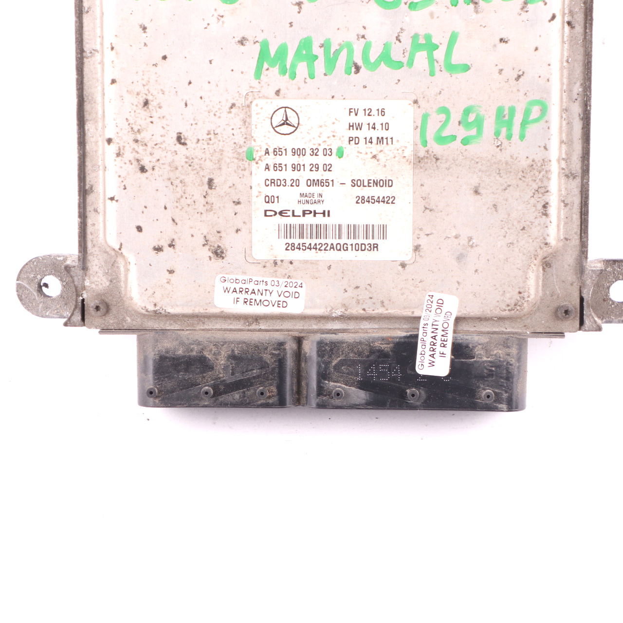 Mercedes W906 313 CDI OM651.955 129HP Dieselmotor ECU A6519003203 Handbuch