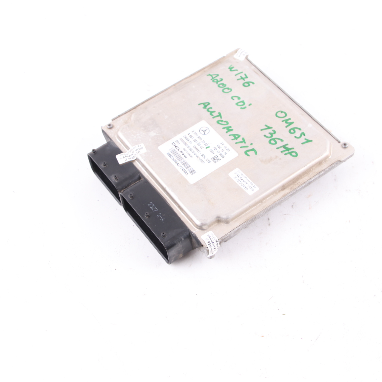 Mercedes W176 A200 CDI OM651 136PS Motor Modul ECU Einheit A6519007003 Automatik