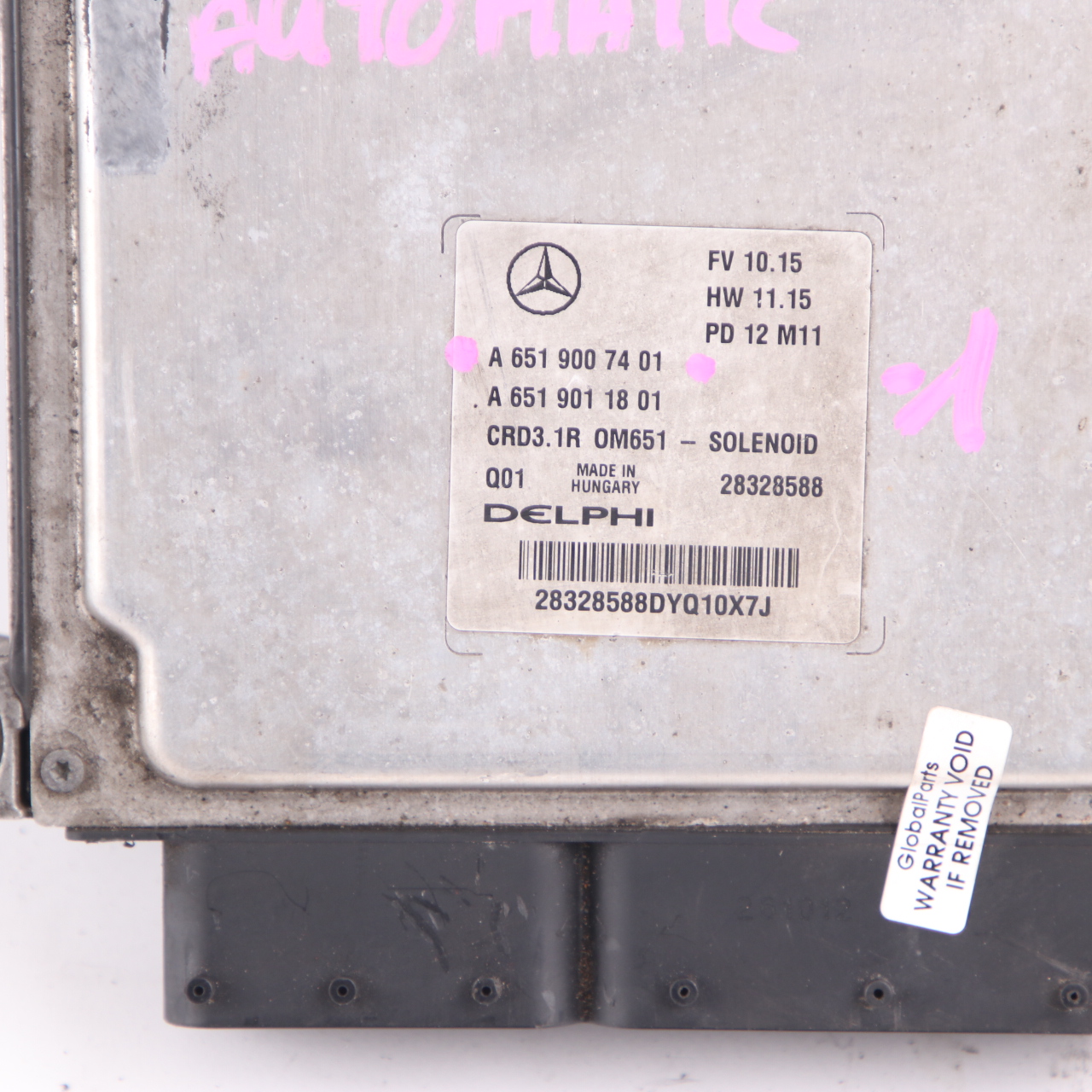 Mercedes W212 E250CDI Blue Efficiency OM651 204HP Motor ECU Bausatz Schlüssel