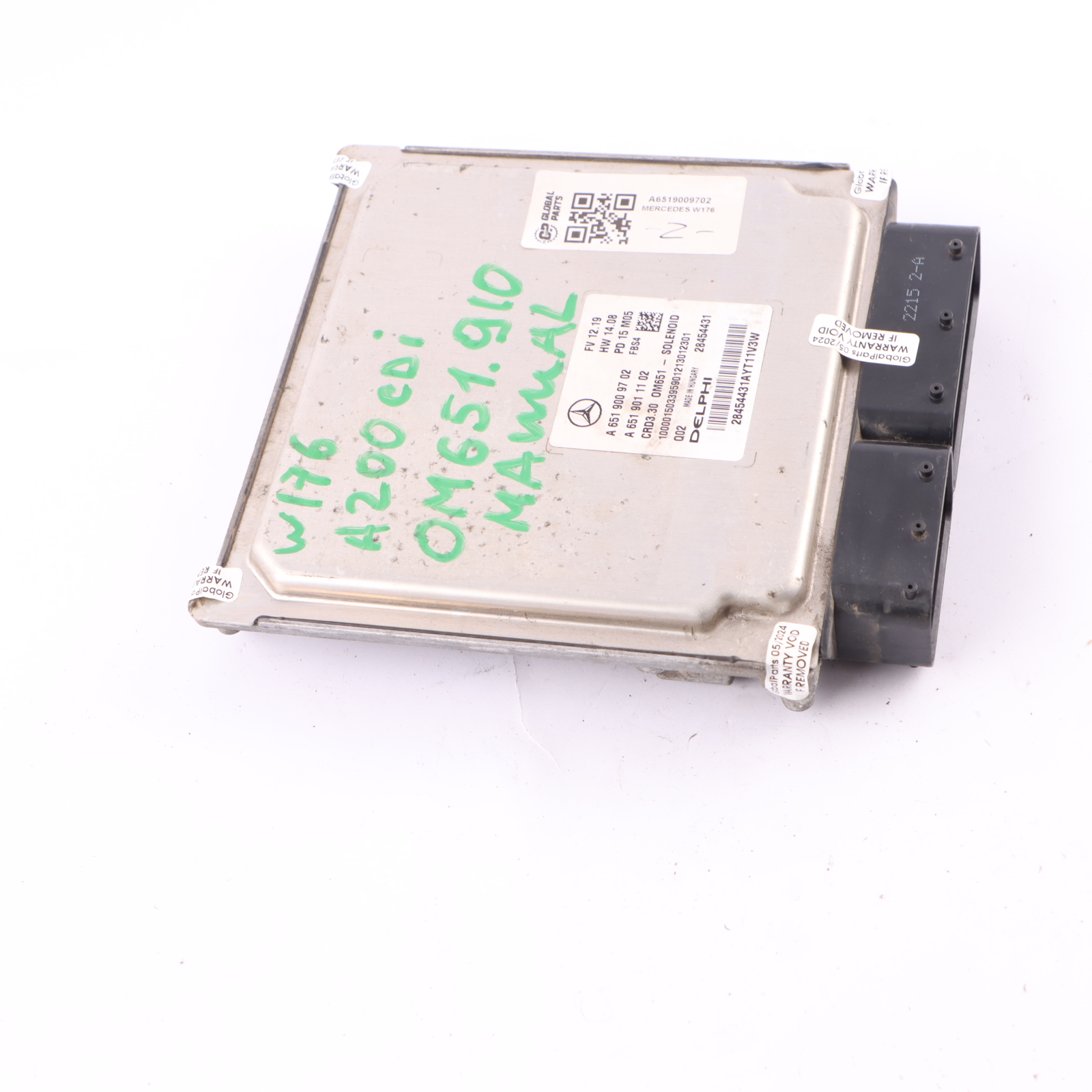 Mercedes W176 W246 200 CDI 651.930 136PS Motoreinheit ECU A6519009702 Handbuch