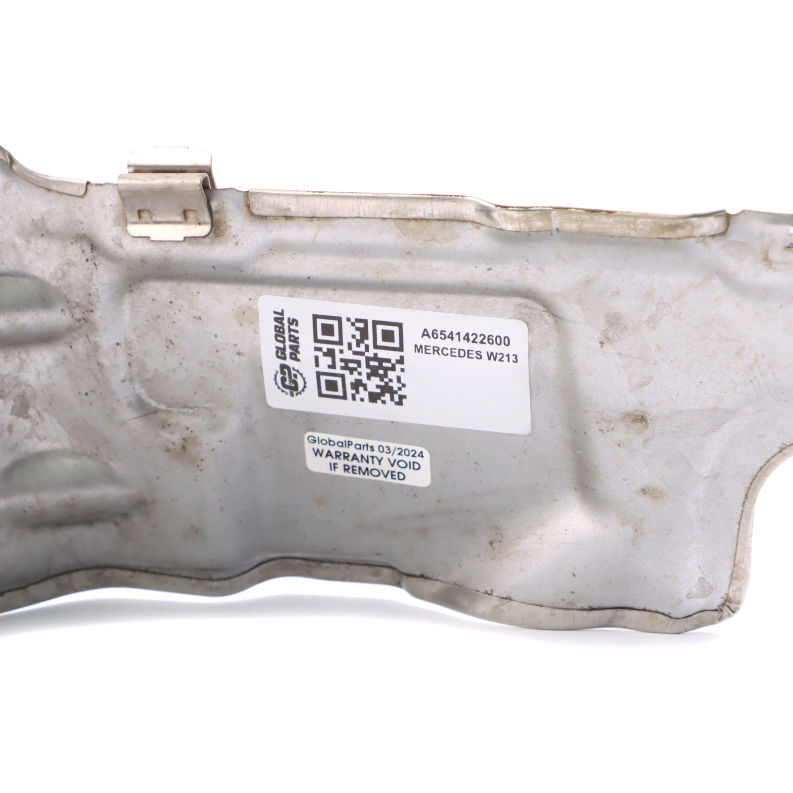 Hitzeschild Mercedes W213 Diesel OM654 Auspuff Hitzeschutzplatte A6541422600