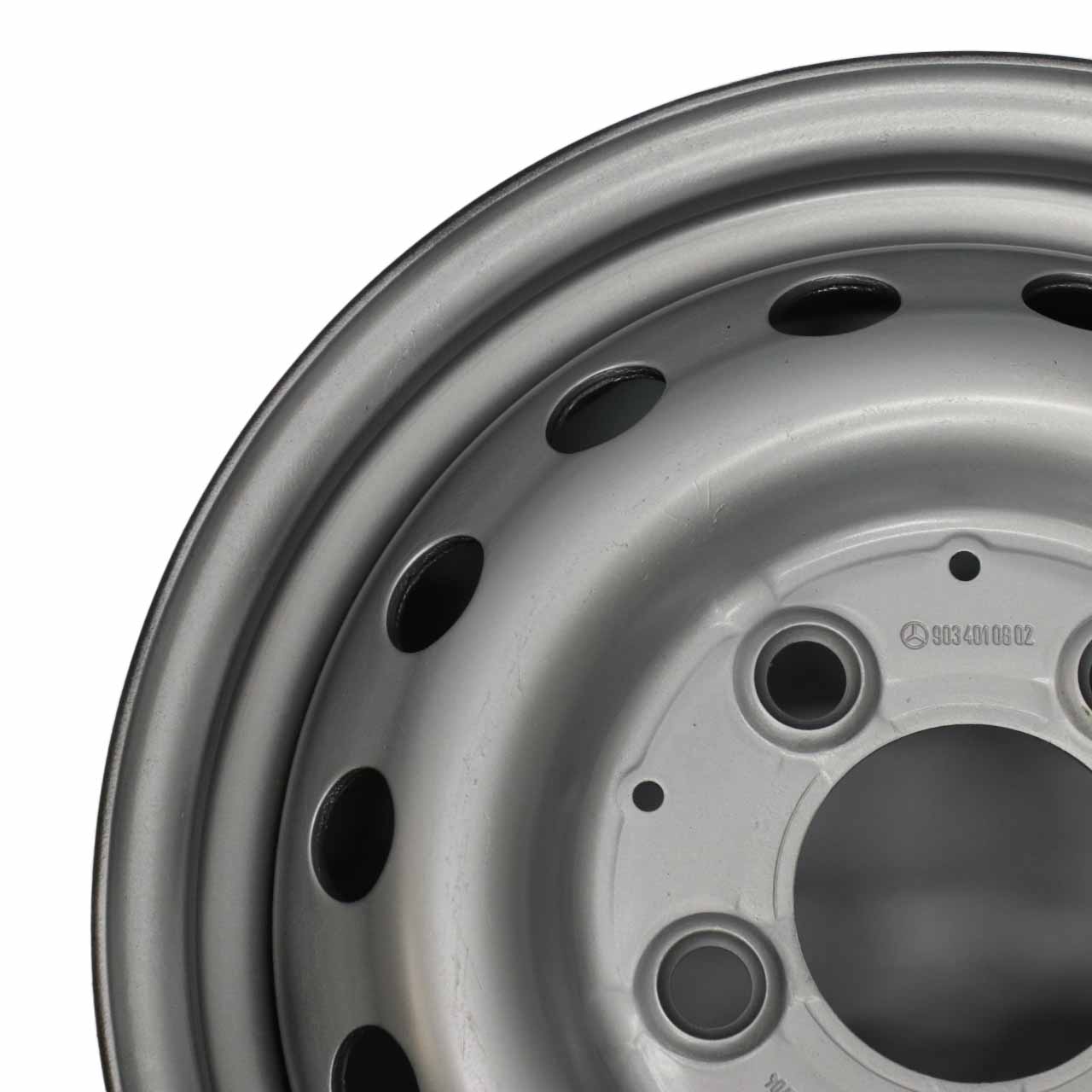 Mercedes Sprinter W901 W903 Schwarz Stahlfelge Rad 15" 6J ET:75 A9034010802