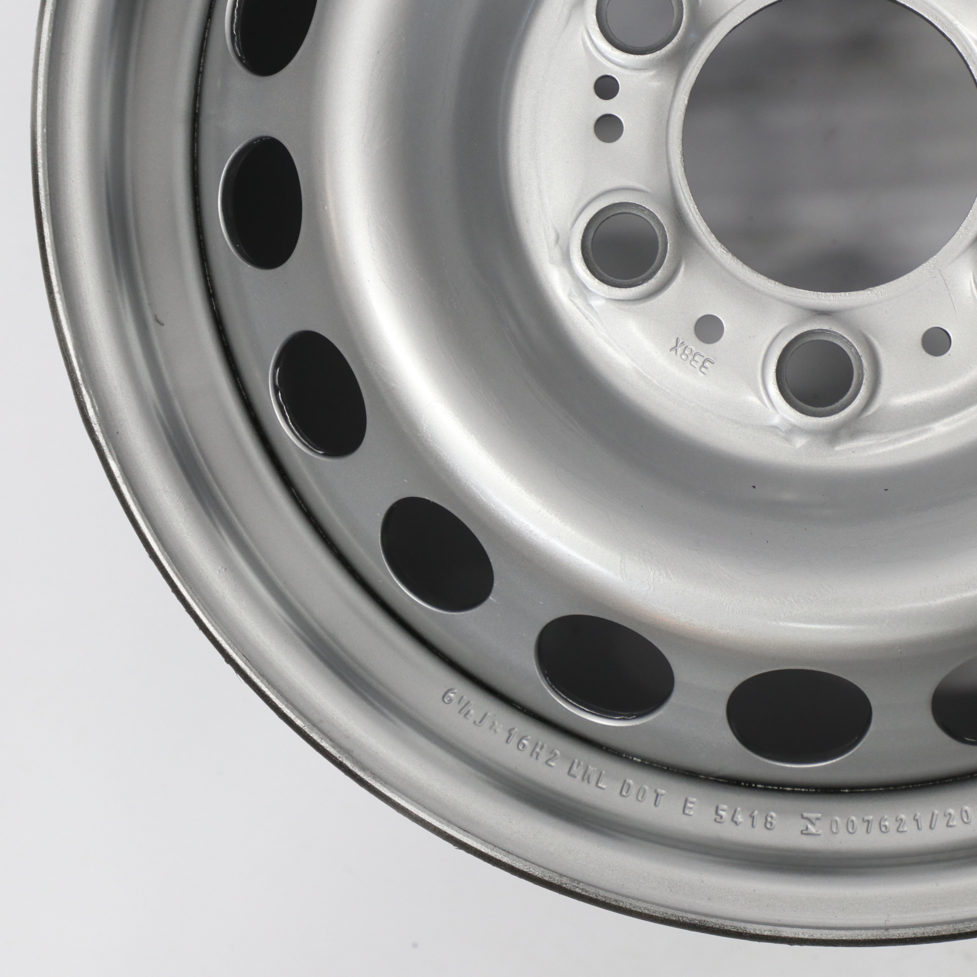 Mercedes Sprinter W907 W910 Silberne Stahlfelge 16" 6,5J ET:54 A9074014900