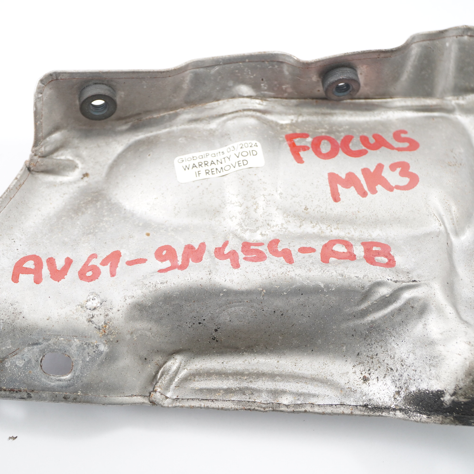 Ford Focus MK3 1.6 TDCi Auspuff Turbolader Hitzeschild AV61-9N454-AB