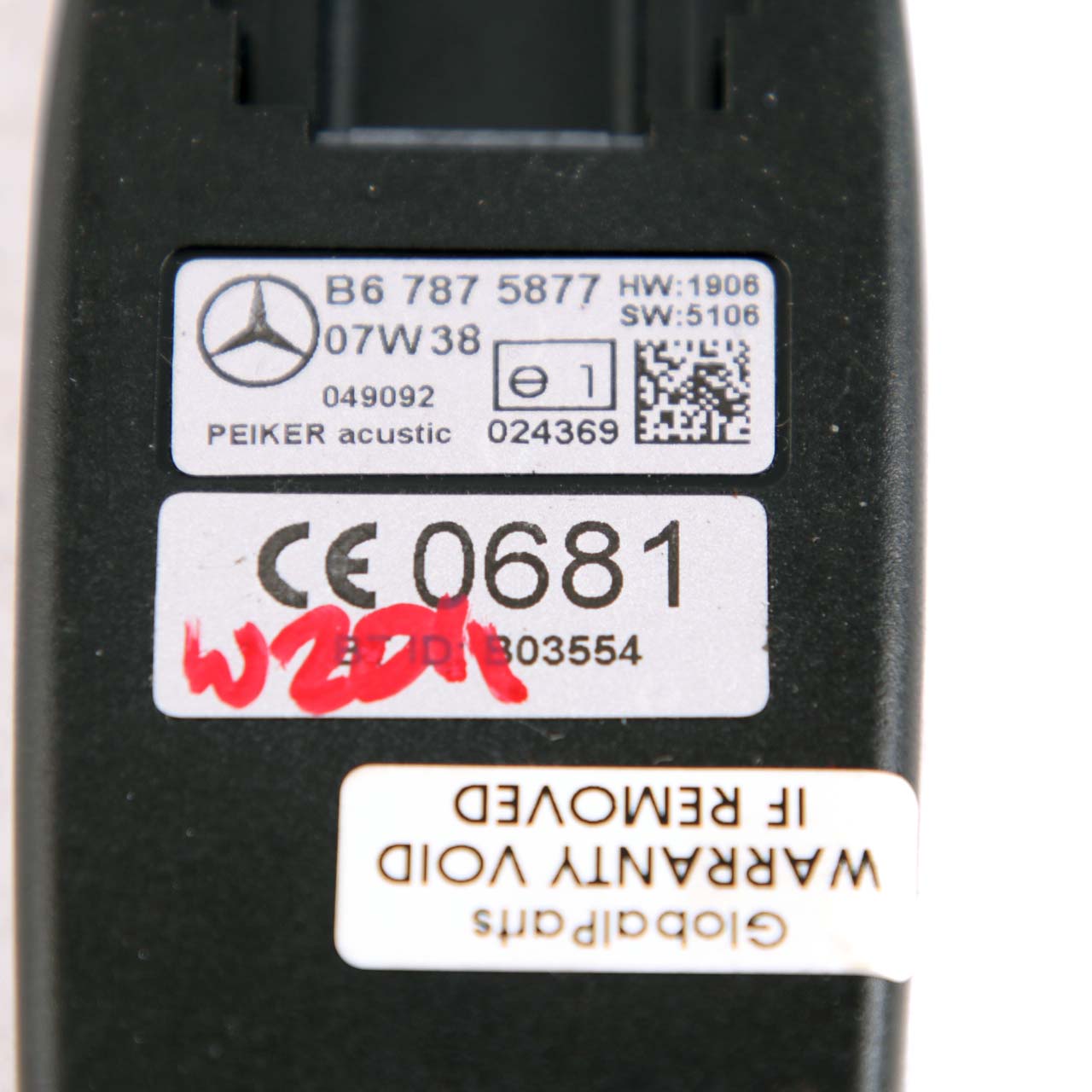 Mercedes W204 Bluetooth-Freisprecheinrichtung Handy-Adapter B6 787 5877