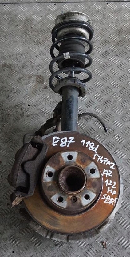 BMW 1 E87 118d M47N2 Set Stoßdämpfer Federbein Schwenklager Vorne Rechts